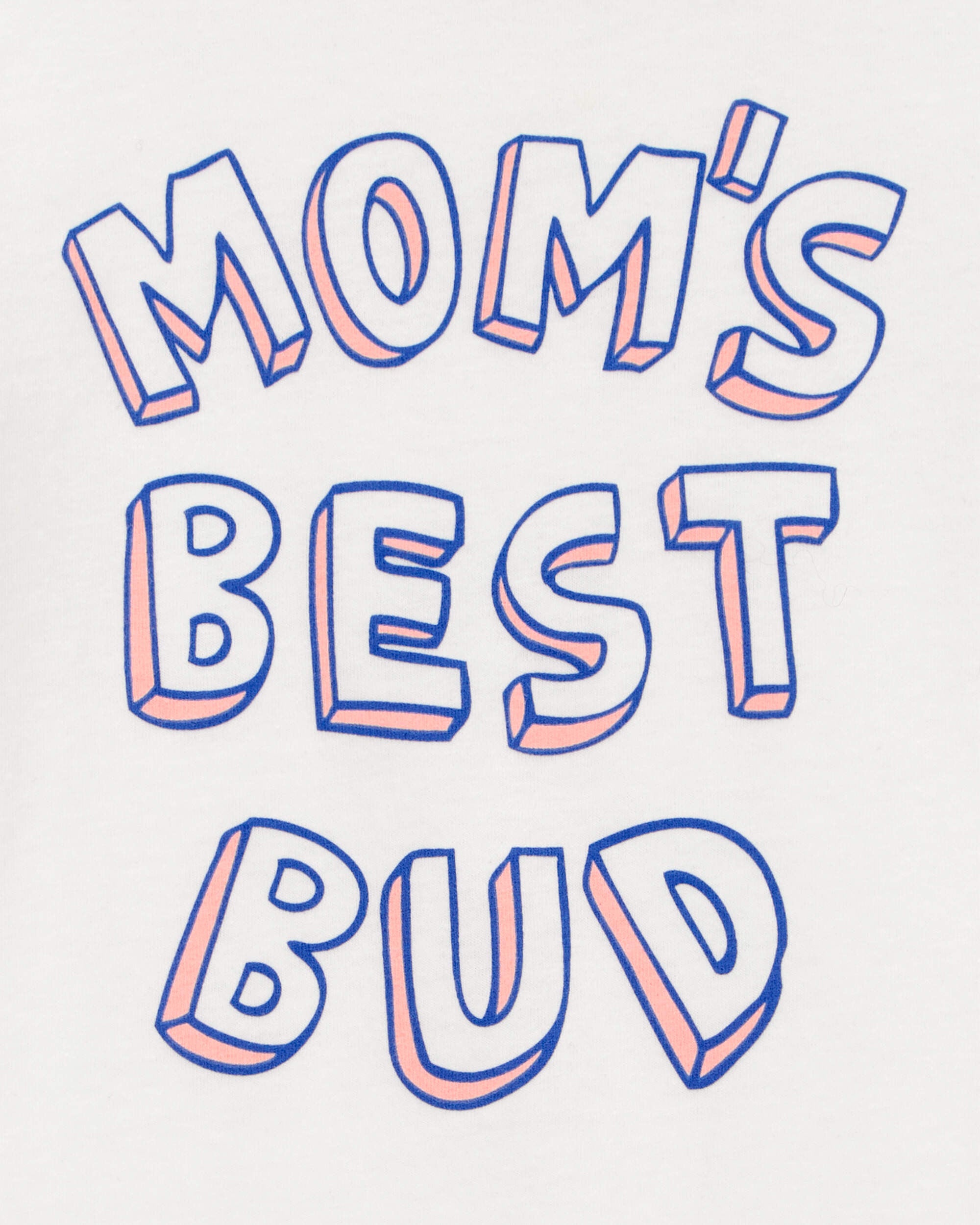 Toddler Mom's Best Bud Graphic Tee