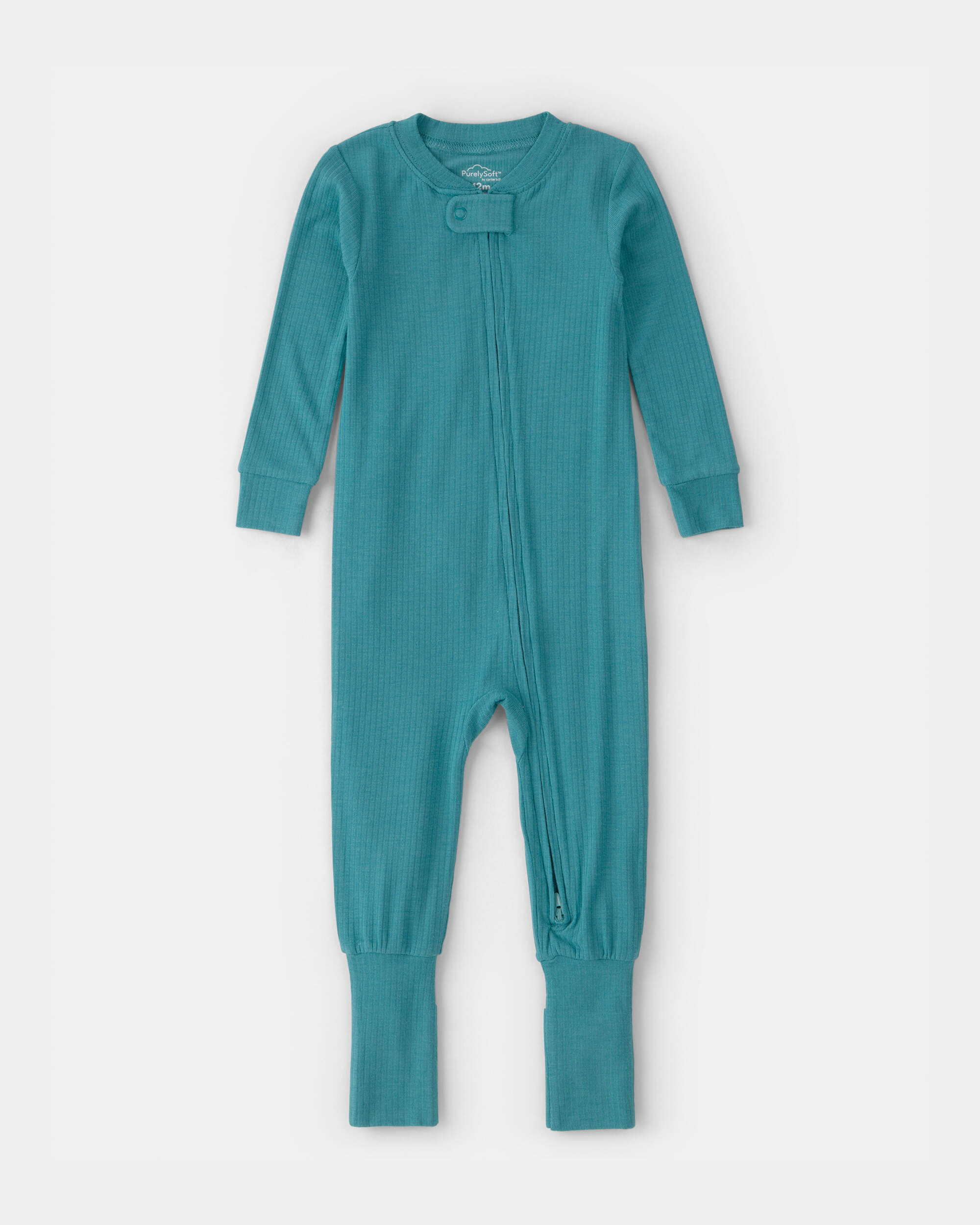 Baby PurelySoft Snug Fit 1-Piece Pajama - Blue