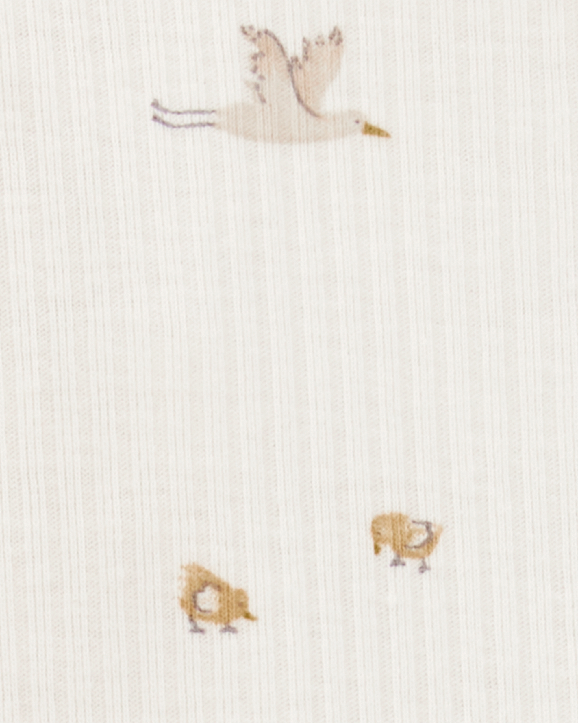 Baby 2-Piece Bird Print Long-Sleeve Tee & Pant Set