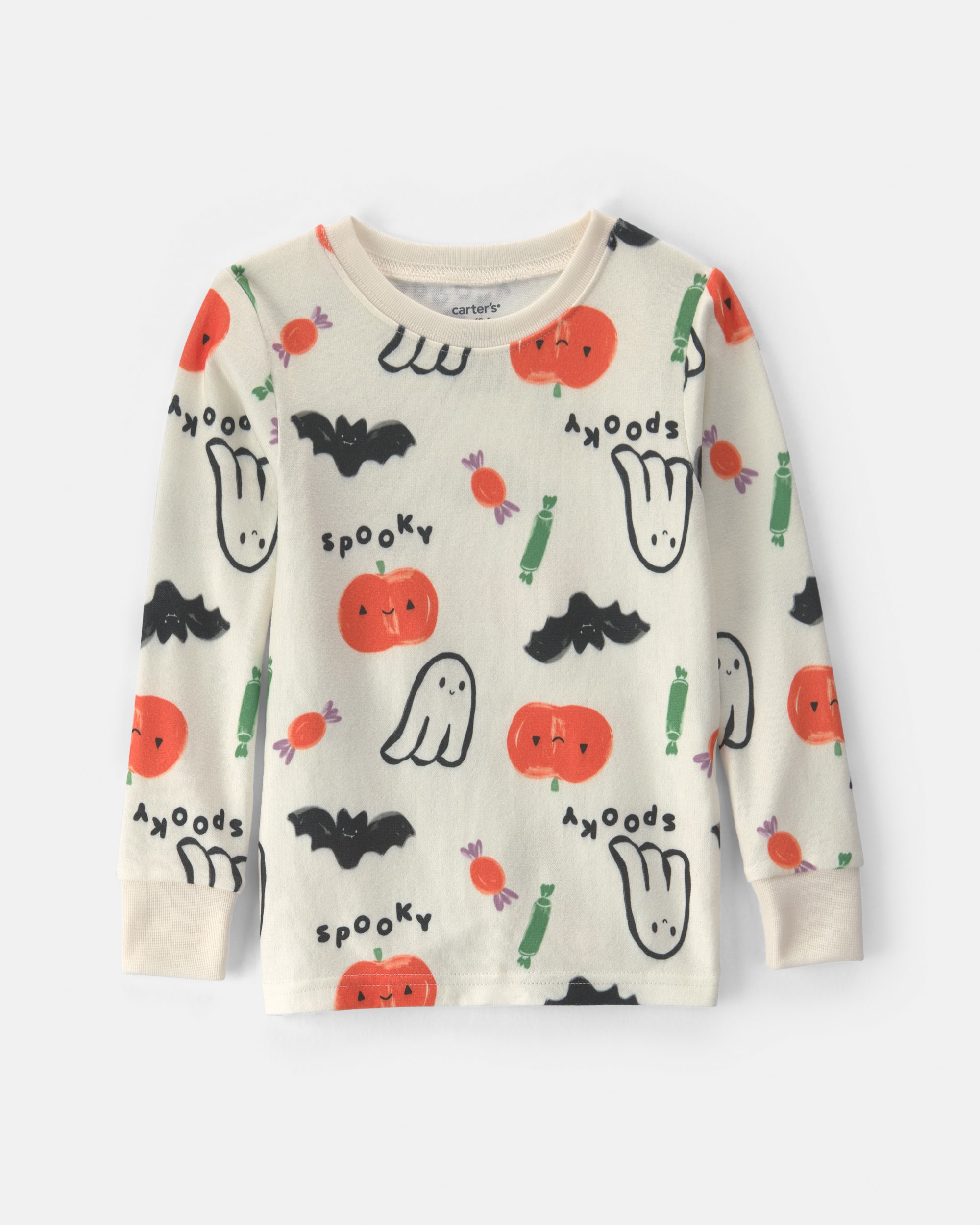 Toddler 2-Piece Halloween Long-Sleeve Snug Fit Pyjama Set