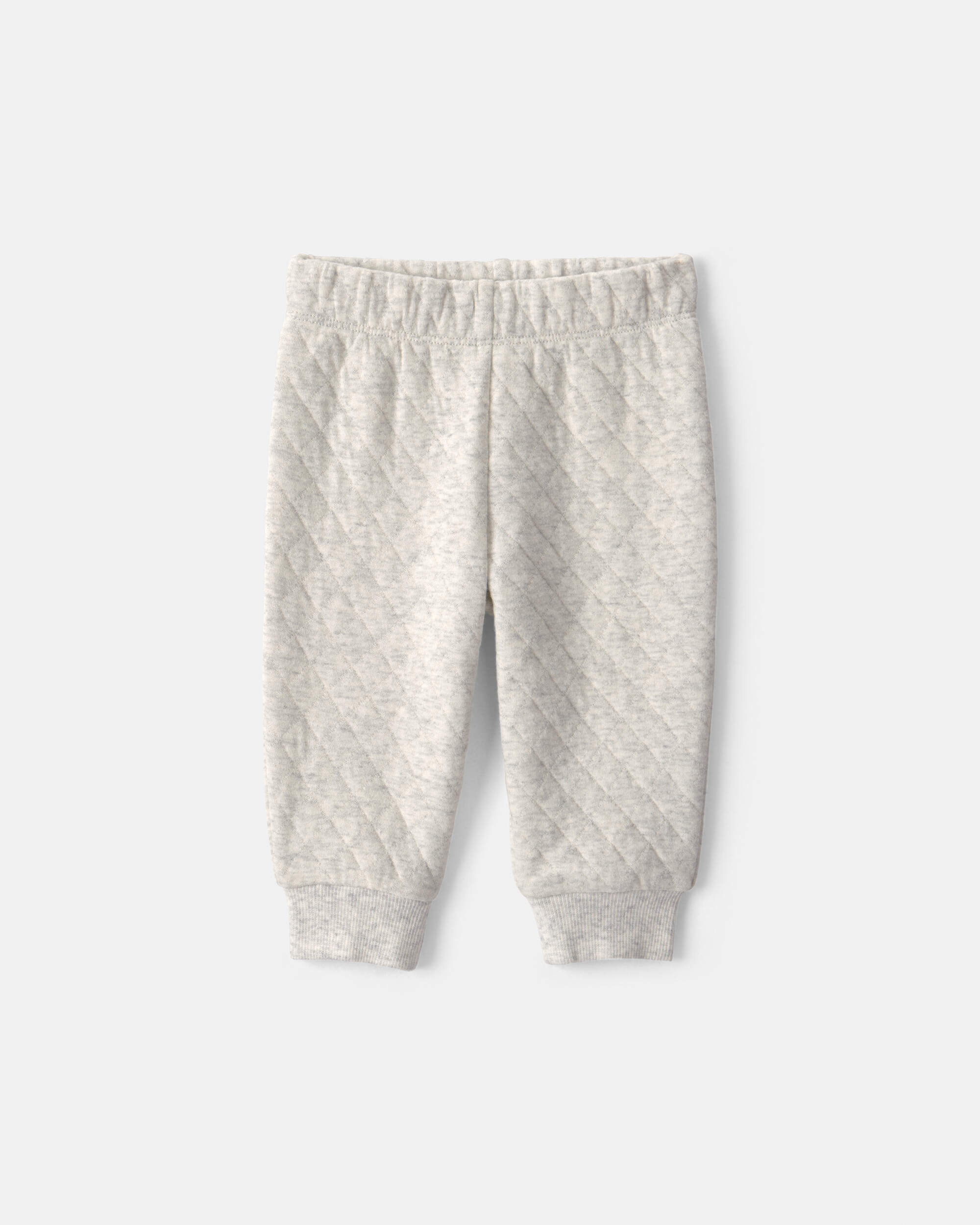 Baby Boy 3-Piece Varsity Quilted Layering Set - Grey/Blue