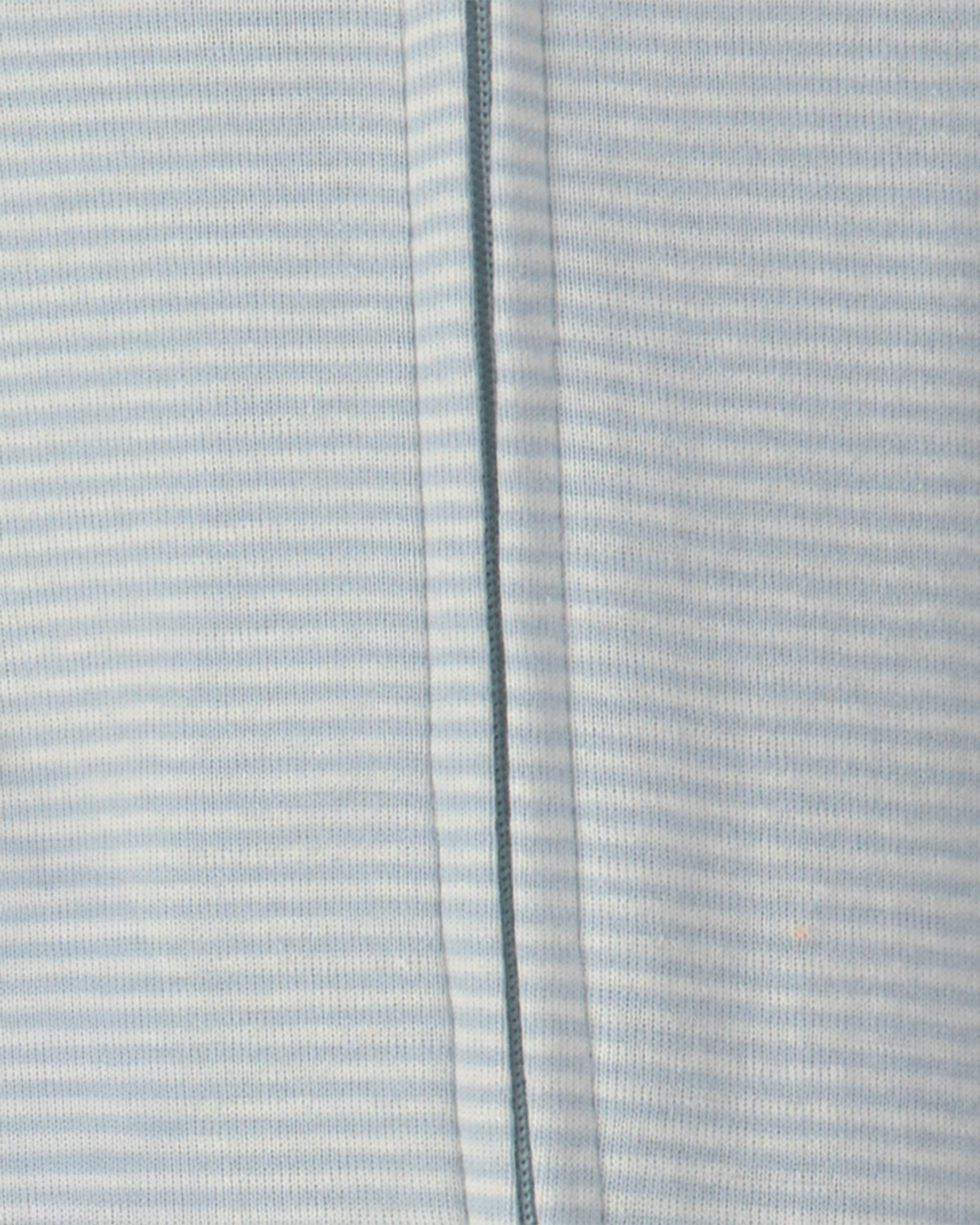 Baby 2-Pack Whale Striped 100% Cotton 2-Way Zip Sleepers - Blue