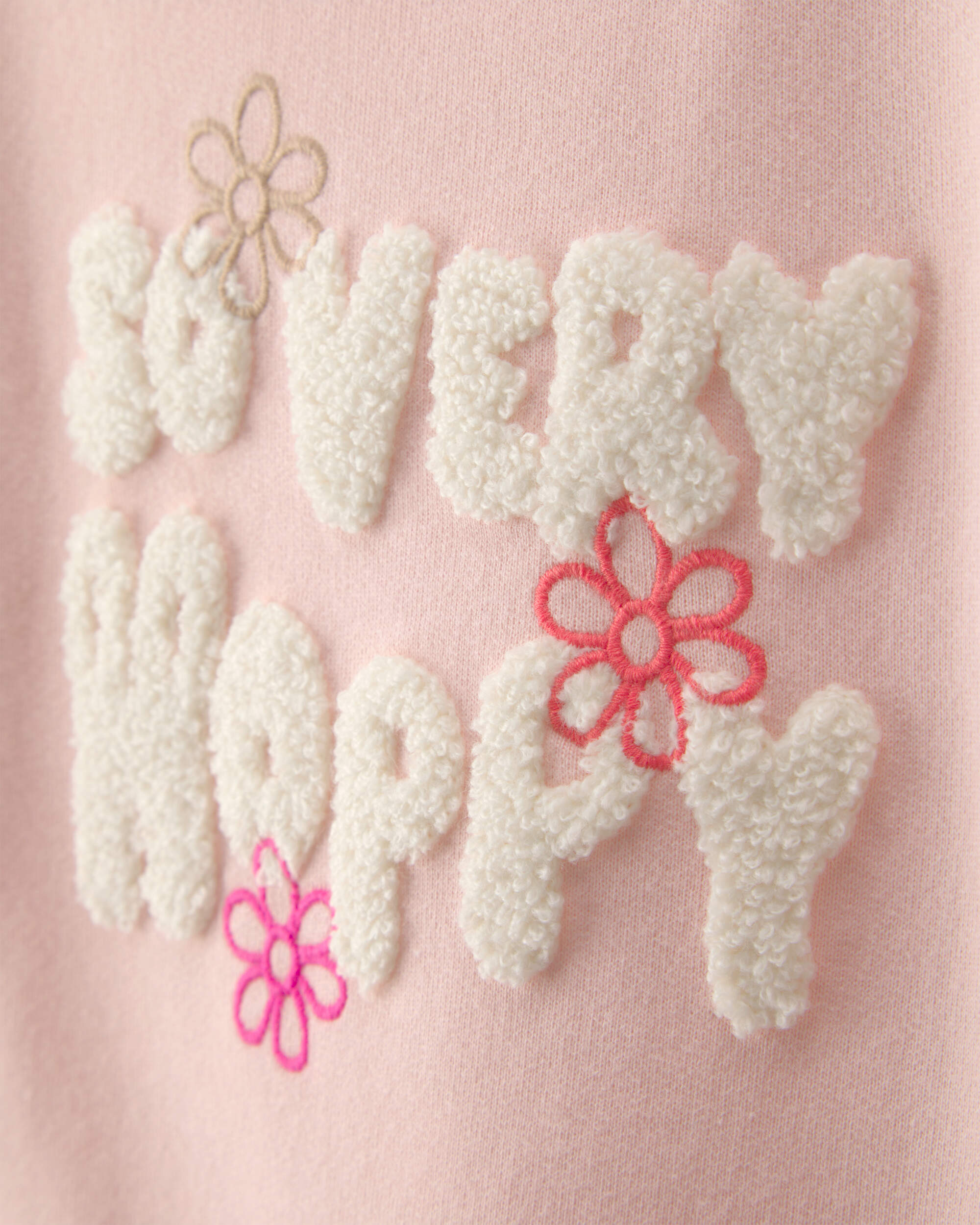 Baby Girl 2-Piece Easter 'So Very Hoppy' French Terry Top & Skort Set - Pink