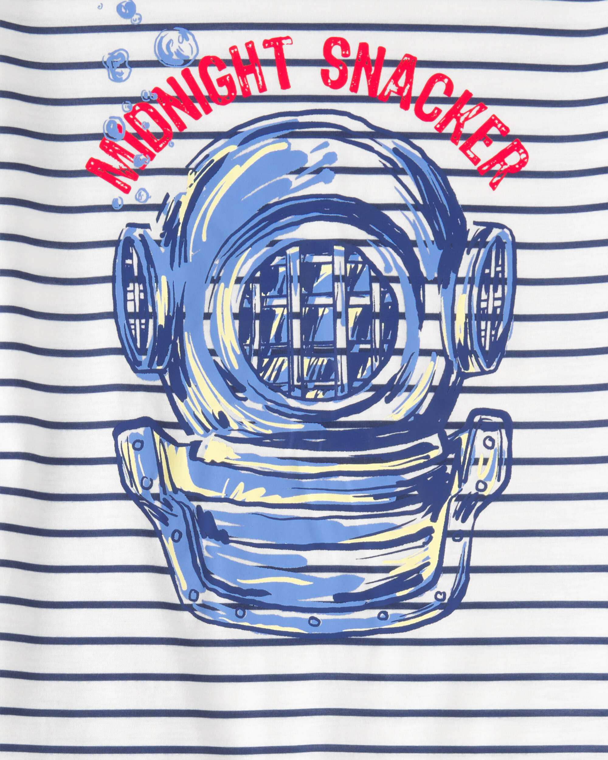 Boys Shark Loose Fit 2-Piece Pyjama Set - Blue/Ivory