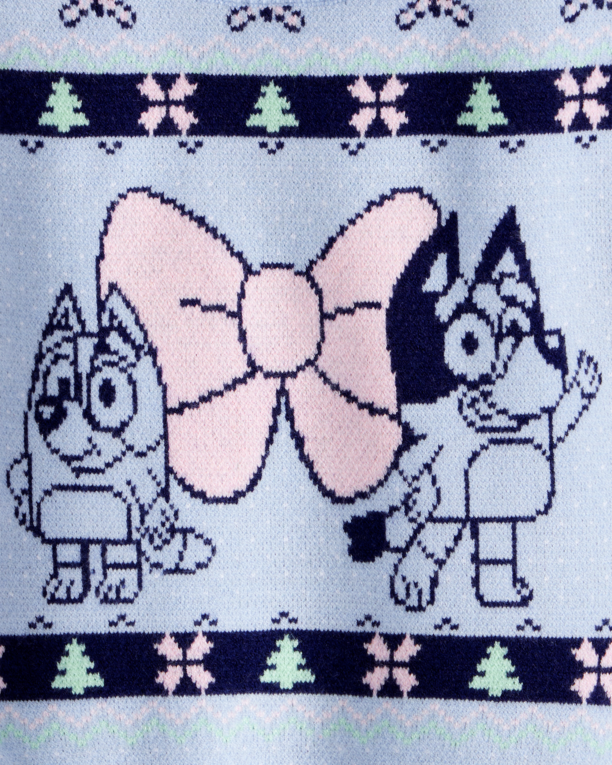 Toddler Girl Christmas Bluey™ Long-Sleeve Sweater - Blue