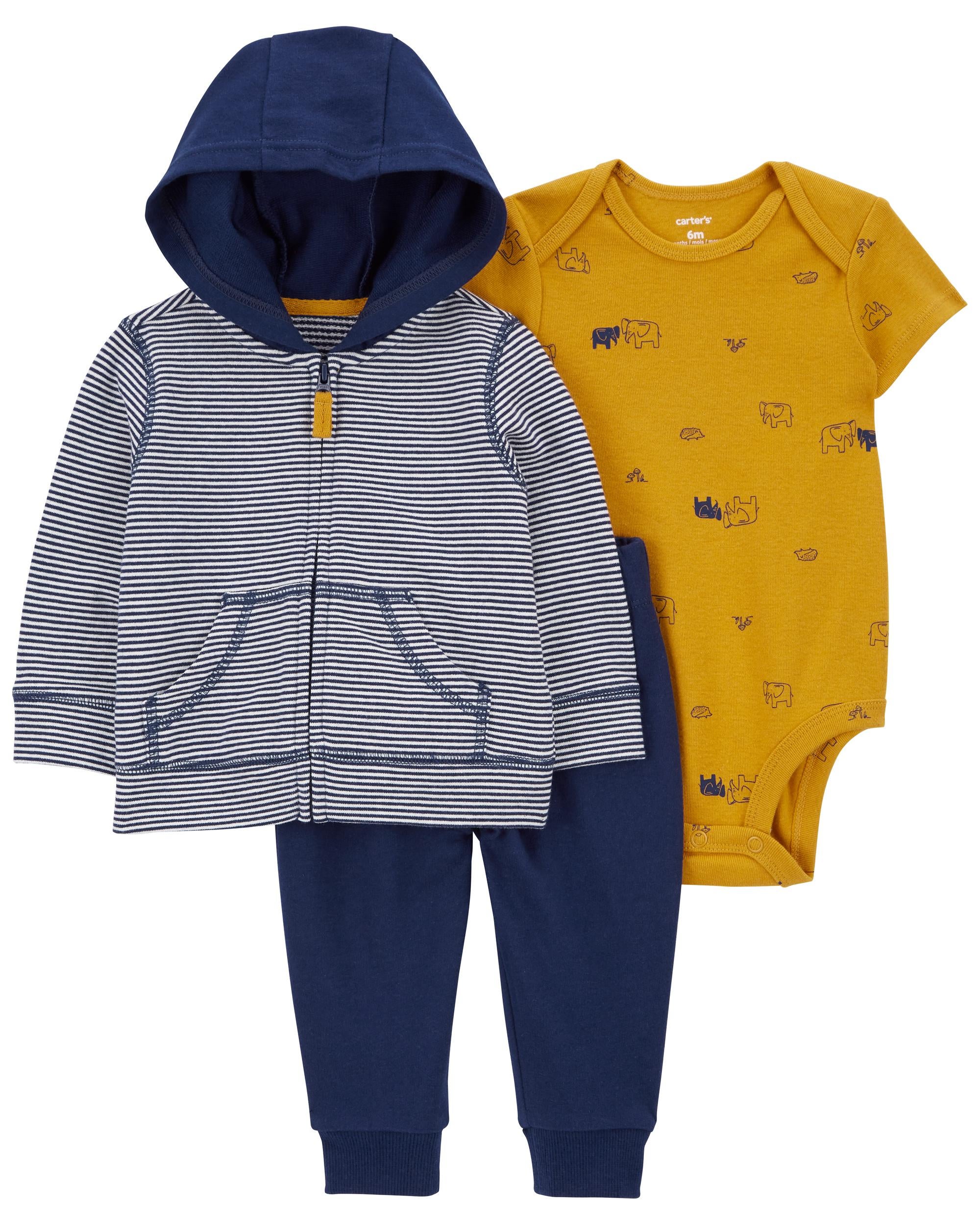 Carter's Infant Boy's 3-Piece Fleece Outfit Set - 1P824410-3M