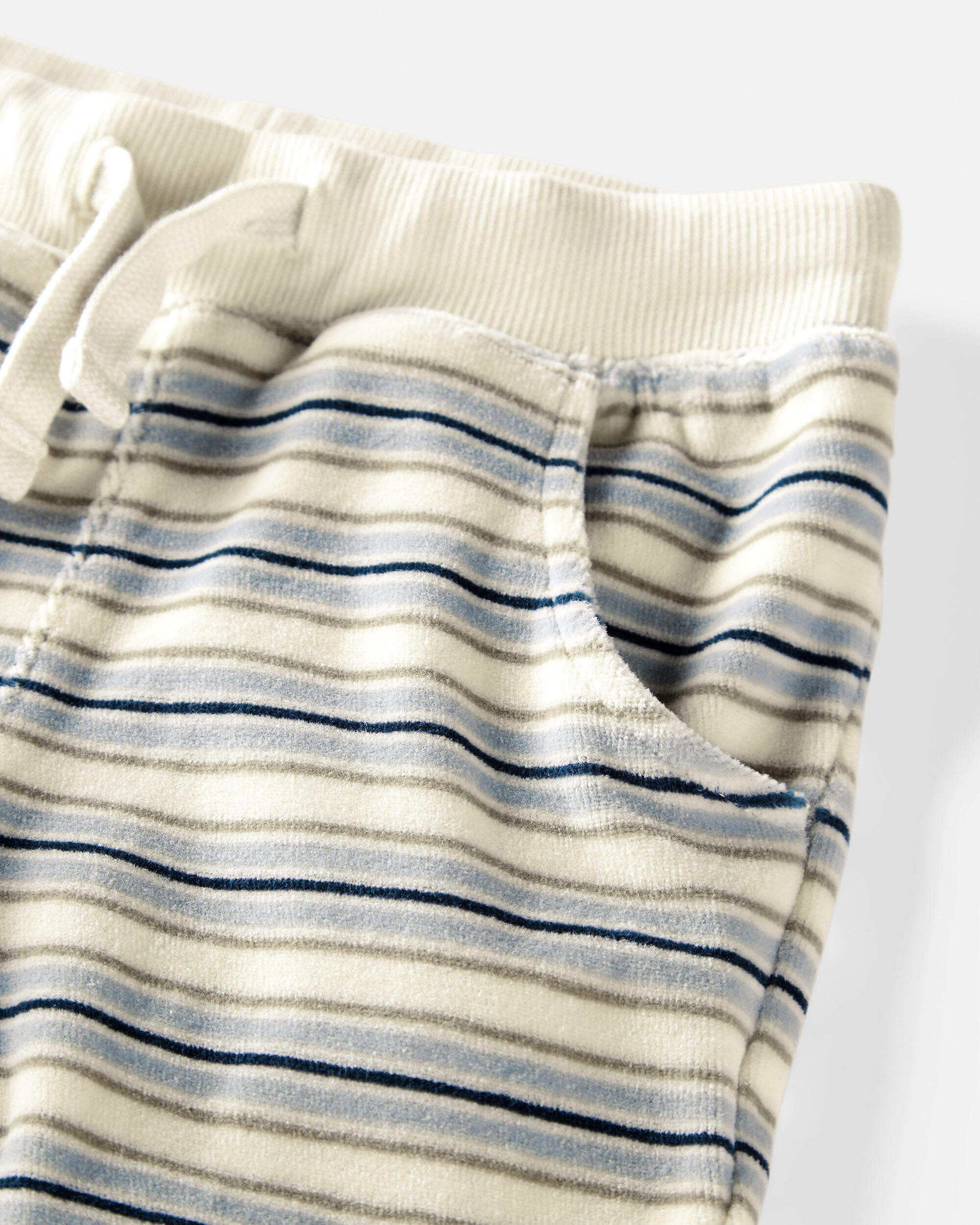 Baby 2-Piece Organic Cotton Velour Pullover & Pant Set