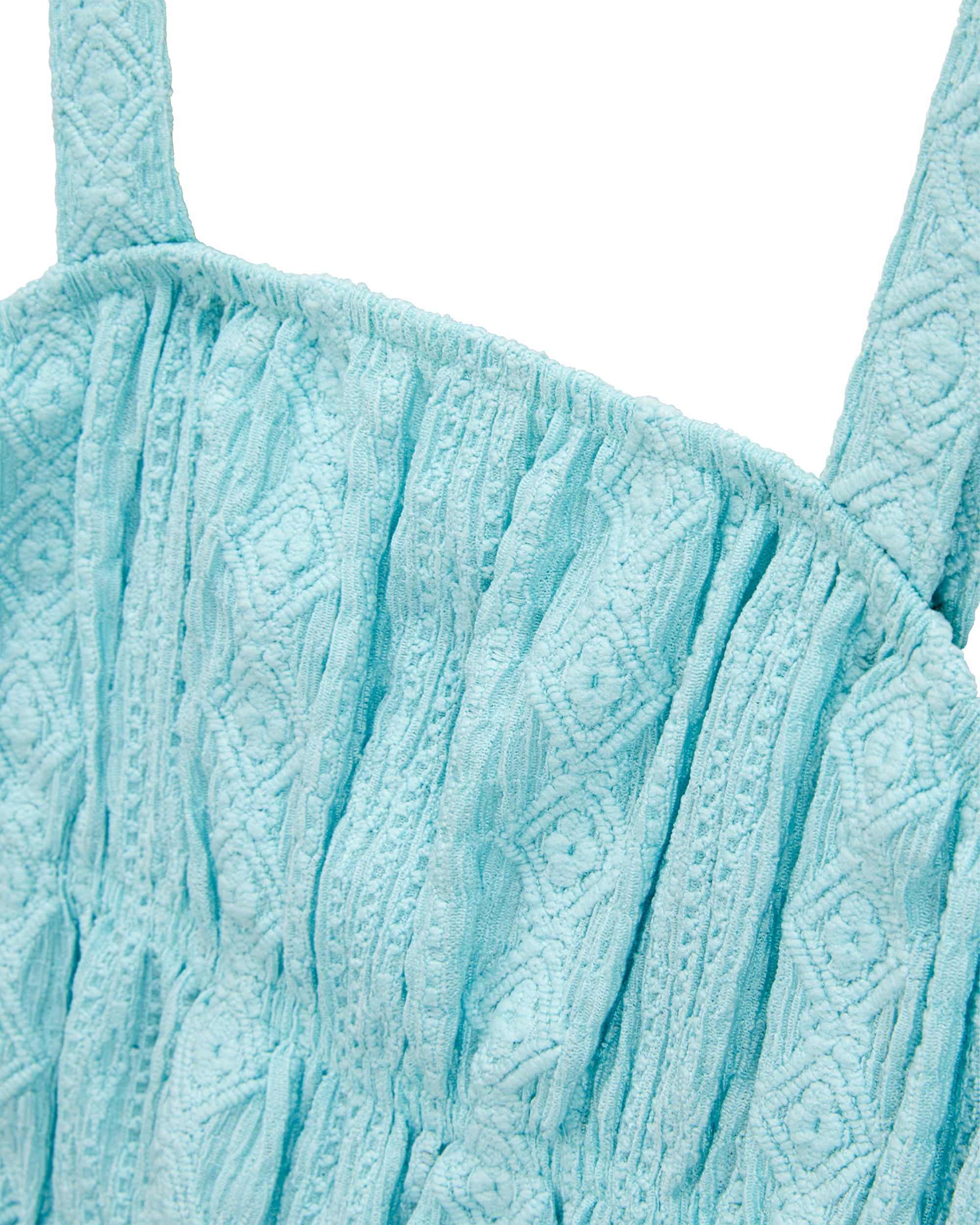 Kid Ruched Textured Tank
