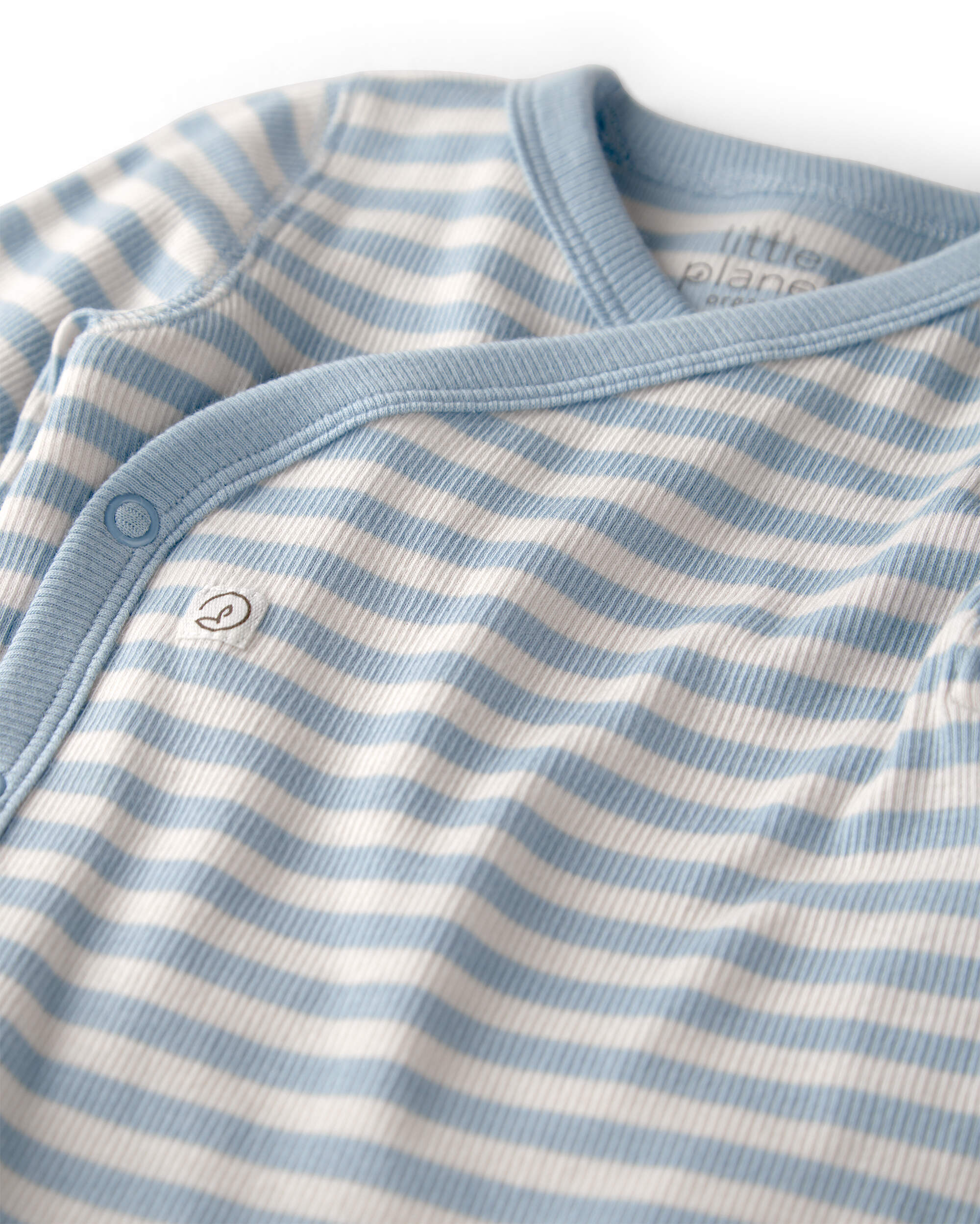 Baby Organic Cotton Striped Bodysuit