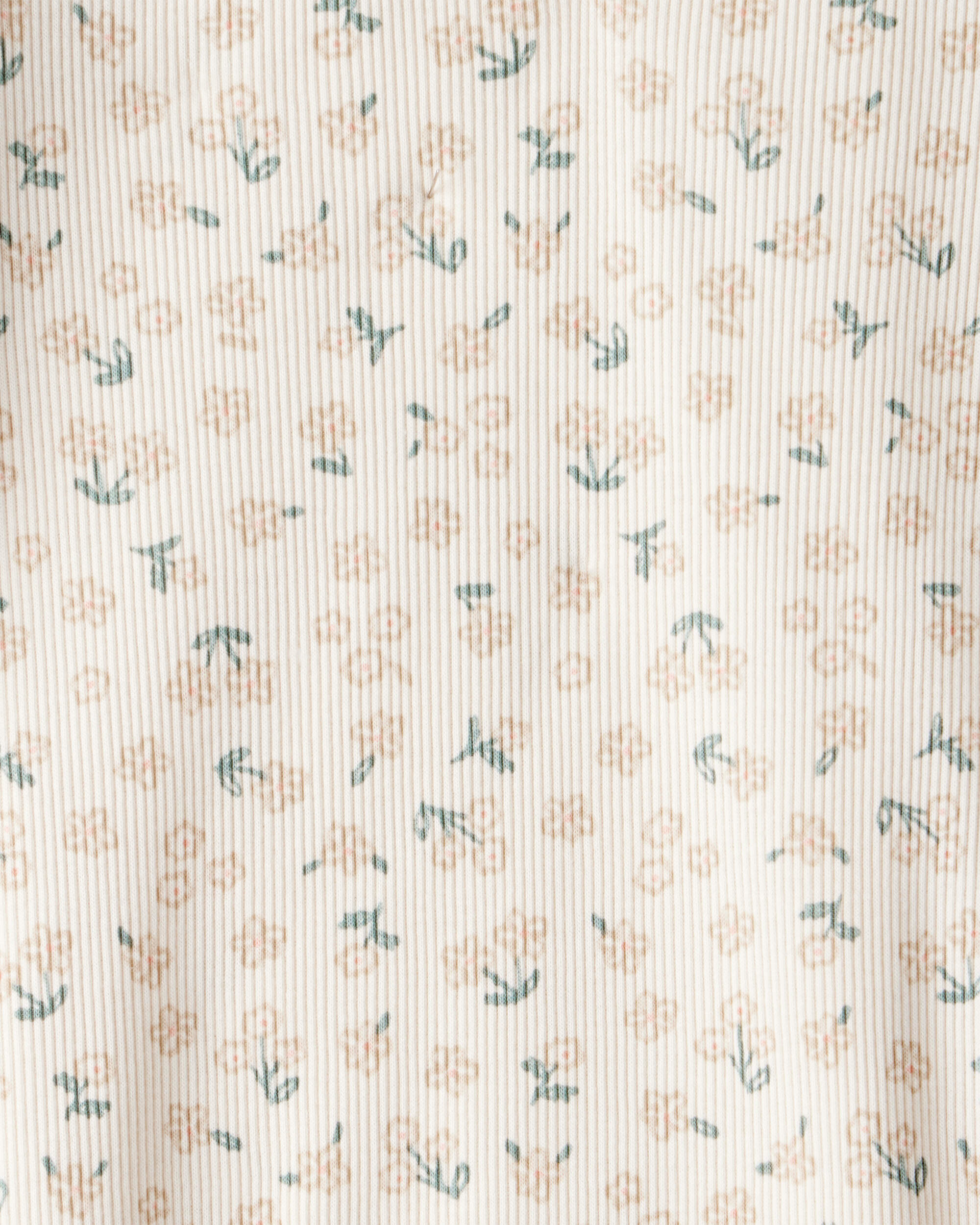 Toddler Girl 2-Pack Floral Cotton Long-Sleeve Top - Ivory/Pink