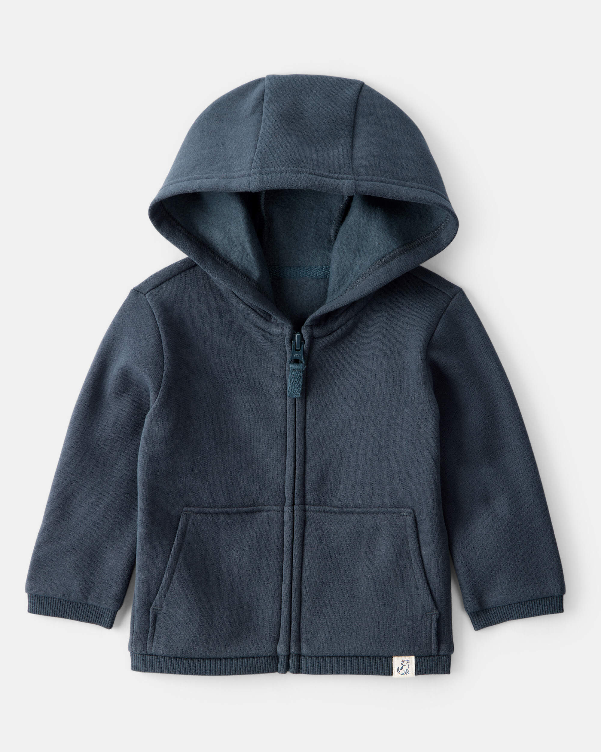 Baby Boy Long-Sleeve Zip-Up Jacket - Navy Blue