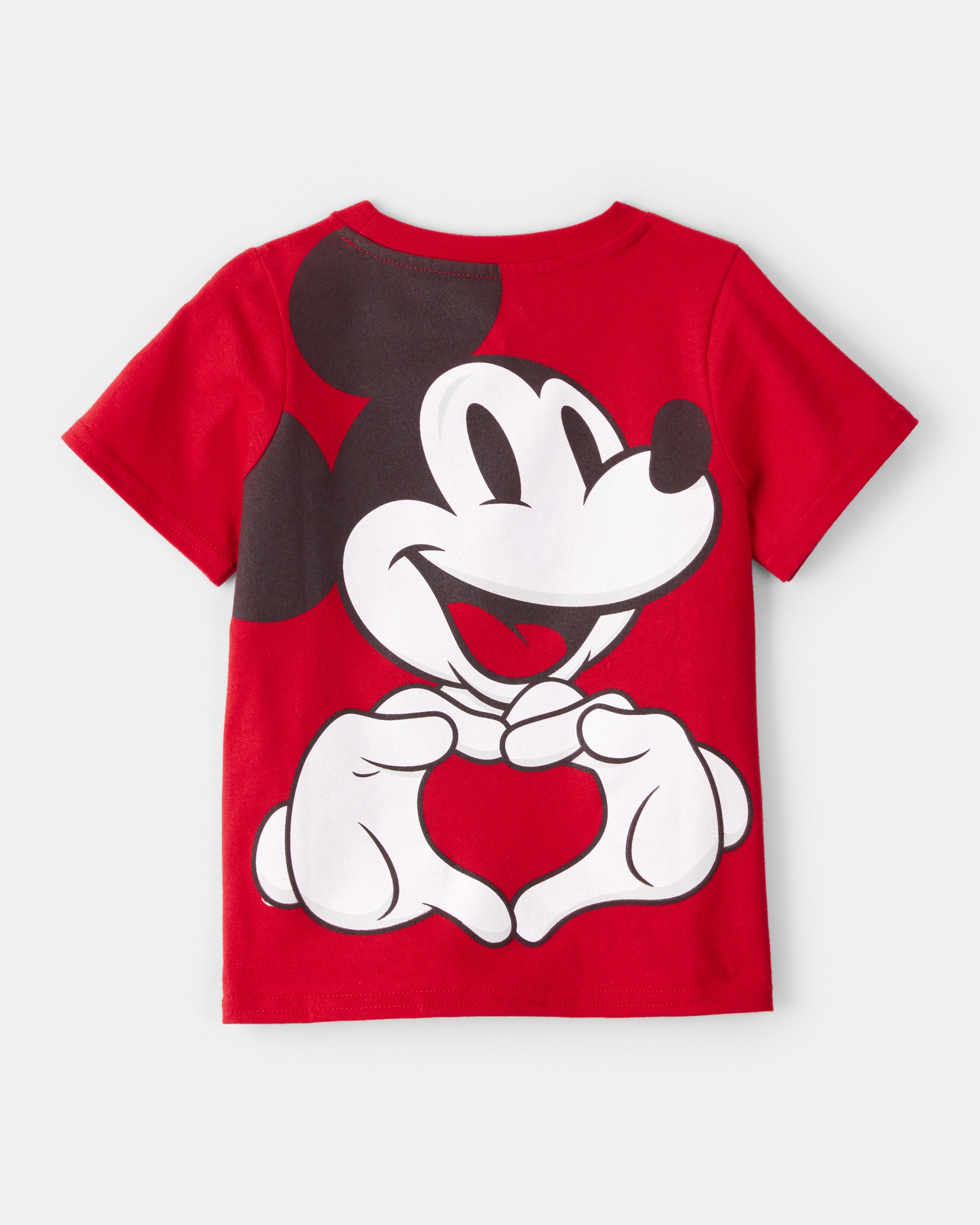 Toddler Boy Valentine's Day Disney© Mickey Mouse Short-Sleeve Graphic Tee - Red