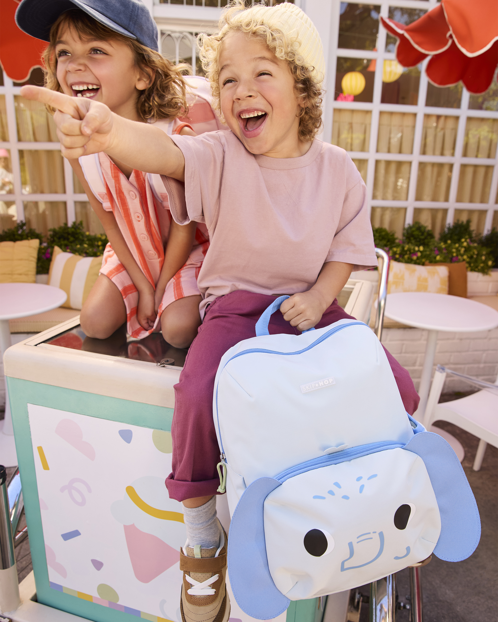 Besties Squad Toddler Backpack - Elephant