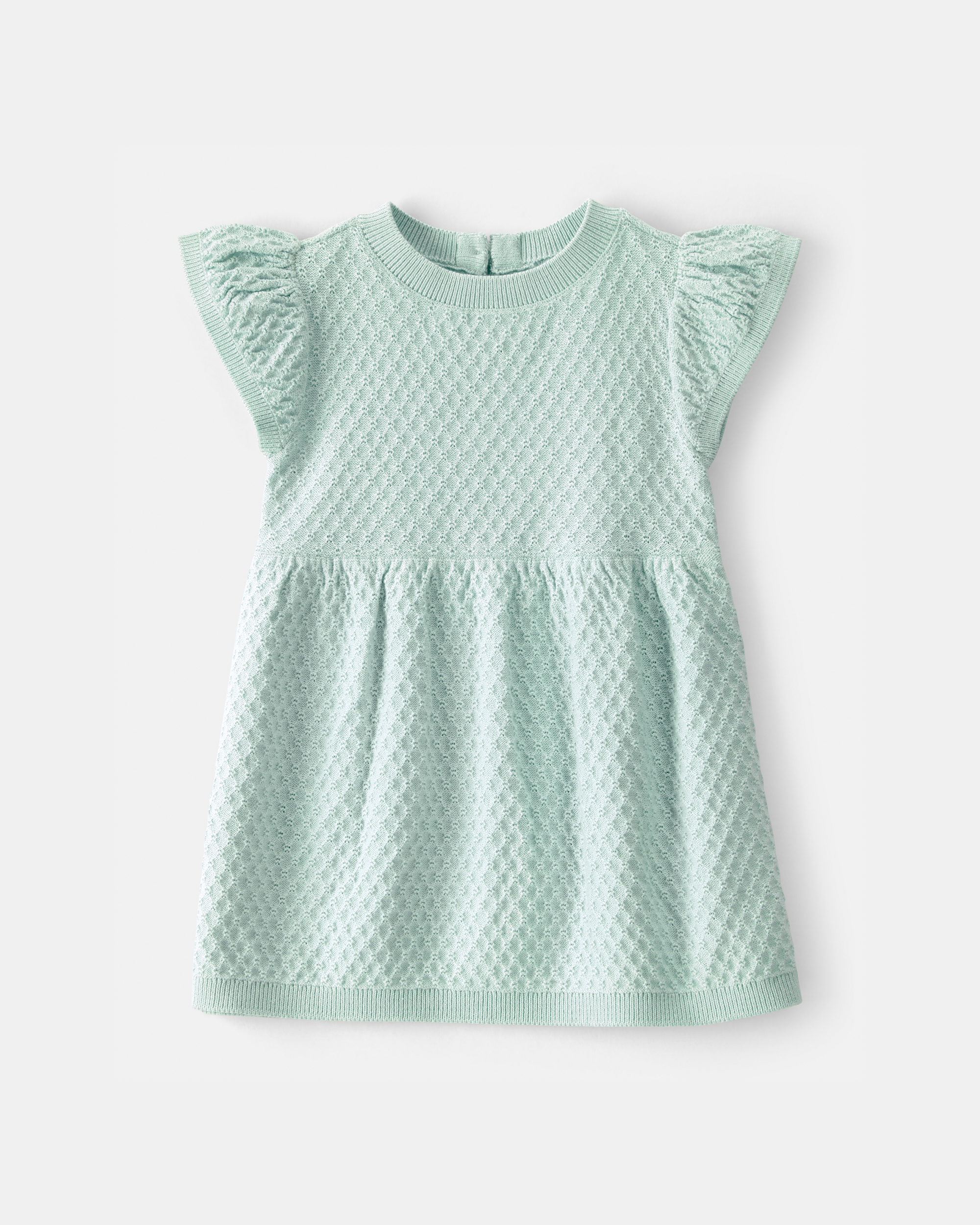Baby Girl Sweater Dress - Green