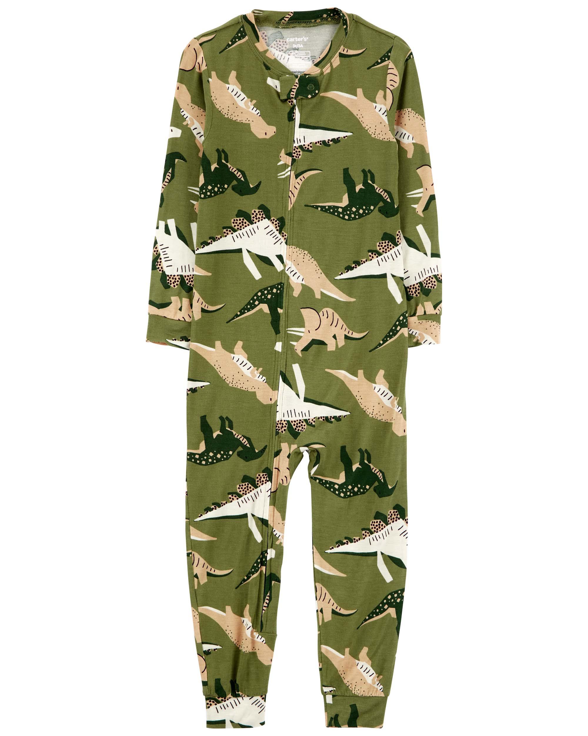 1-Piece PurelySoft Dinosaur Sleeper Pyjamas