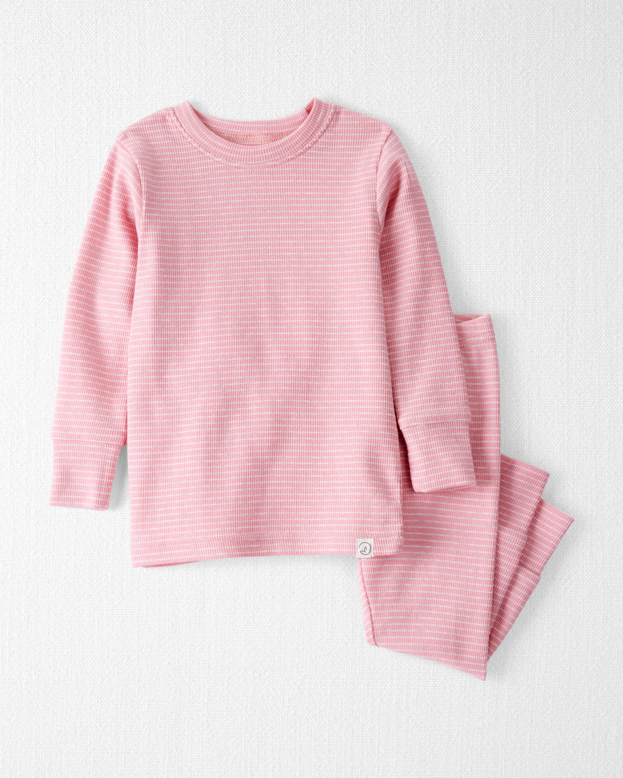 Baby Girl Organic Cotton Pyjamas Stripes