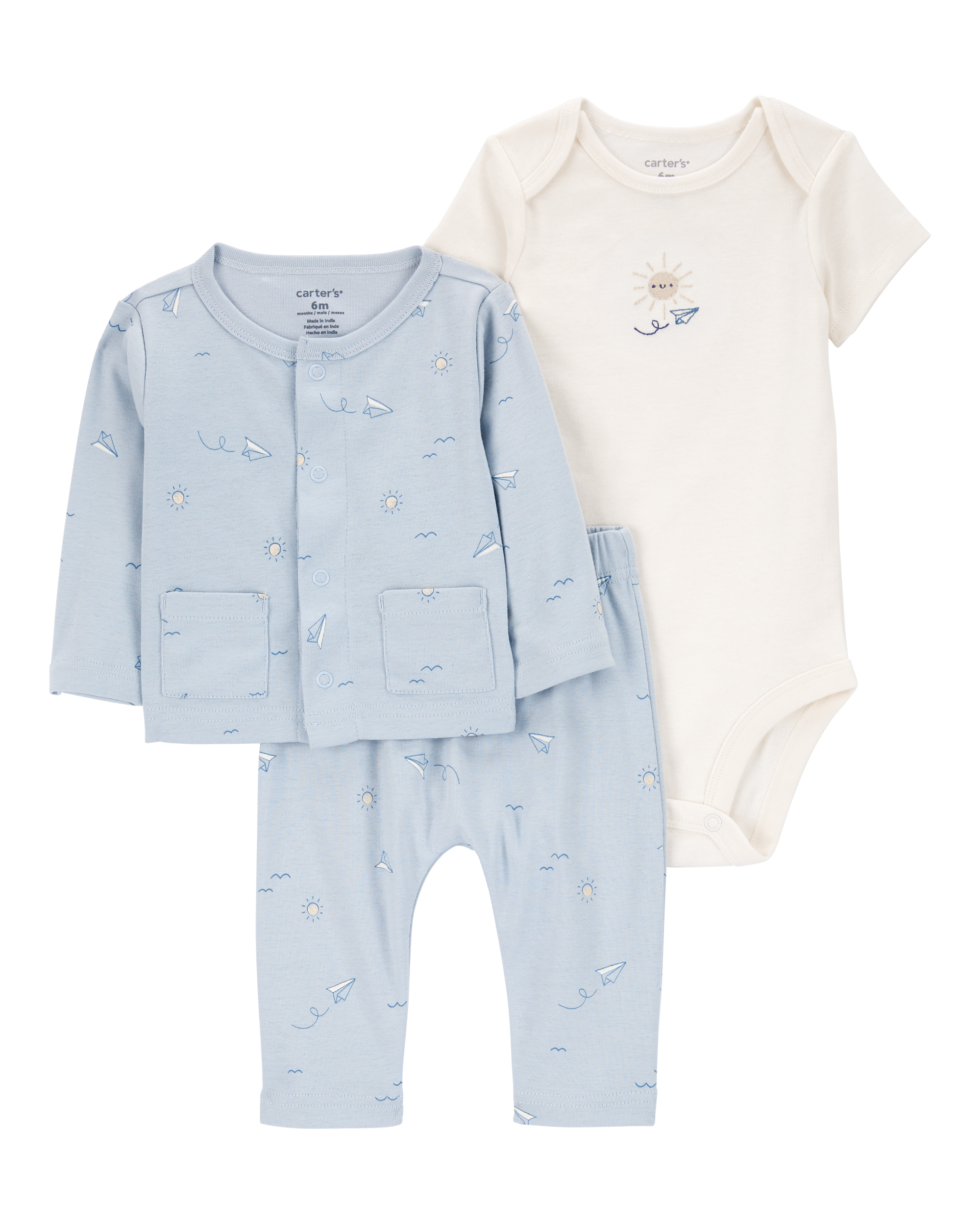 Baby 3-Piece Little Cardigan Set