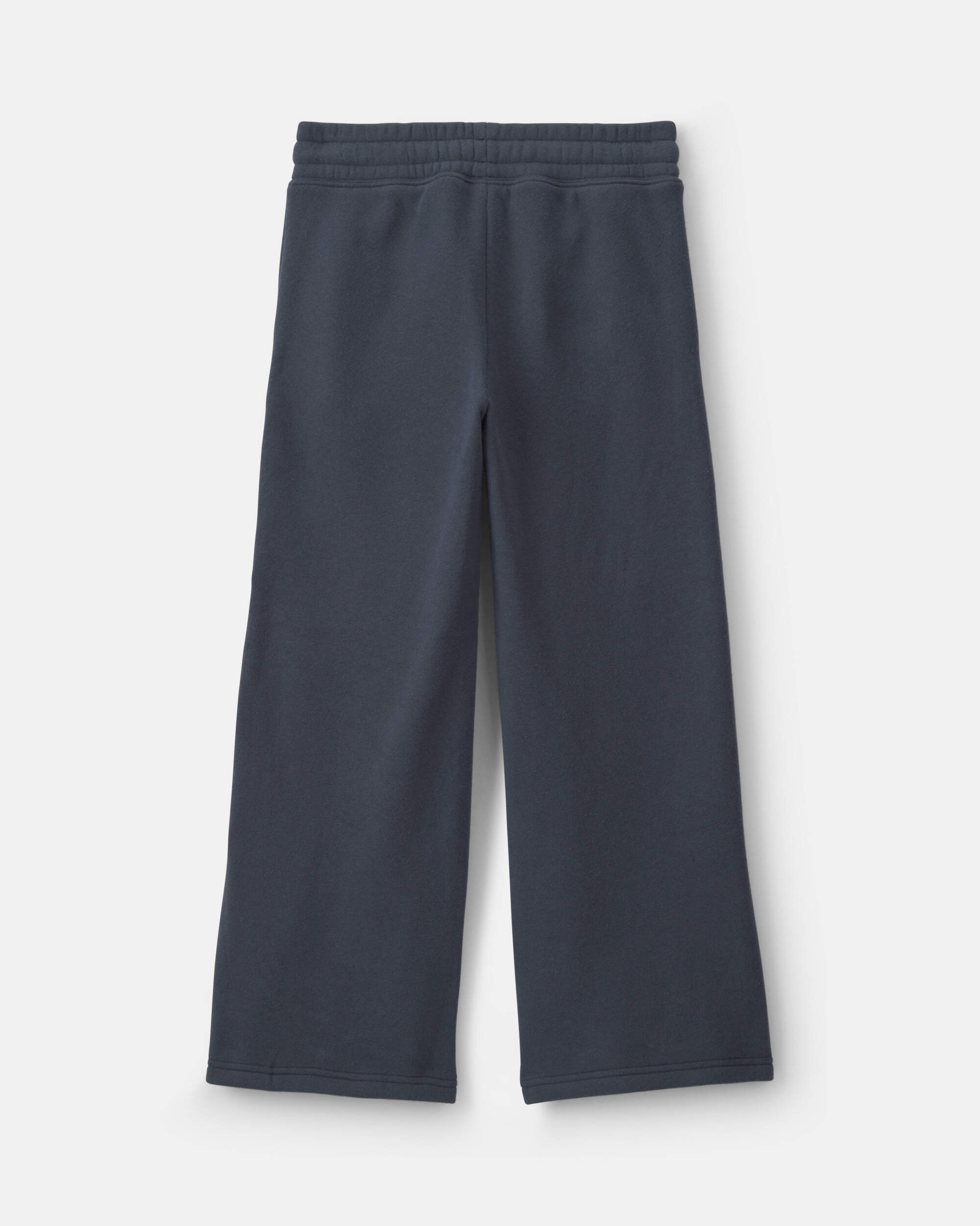 Girls Fleece Wide-Leg Active Pants - Navy Blue