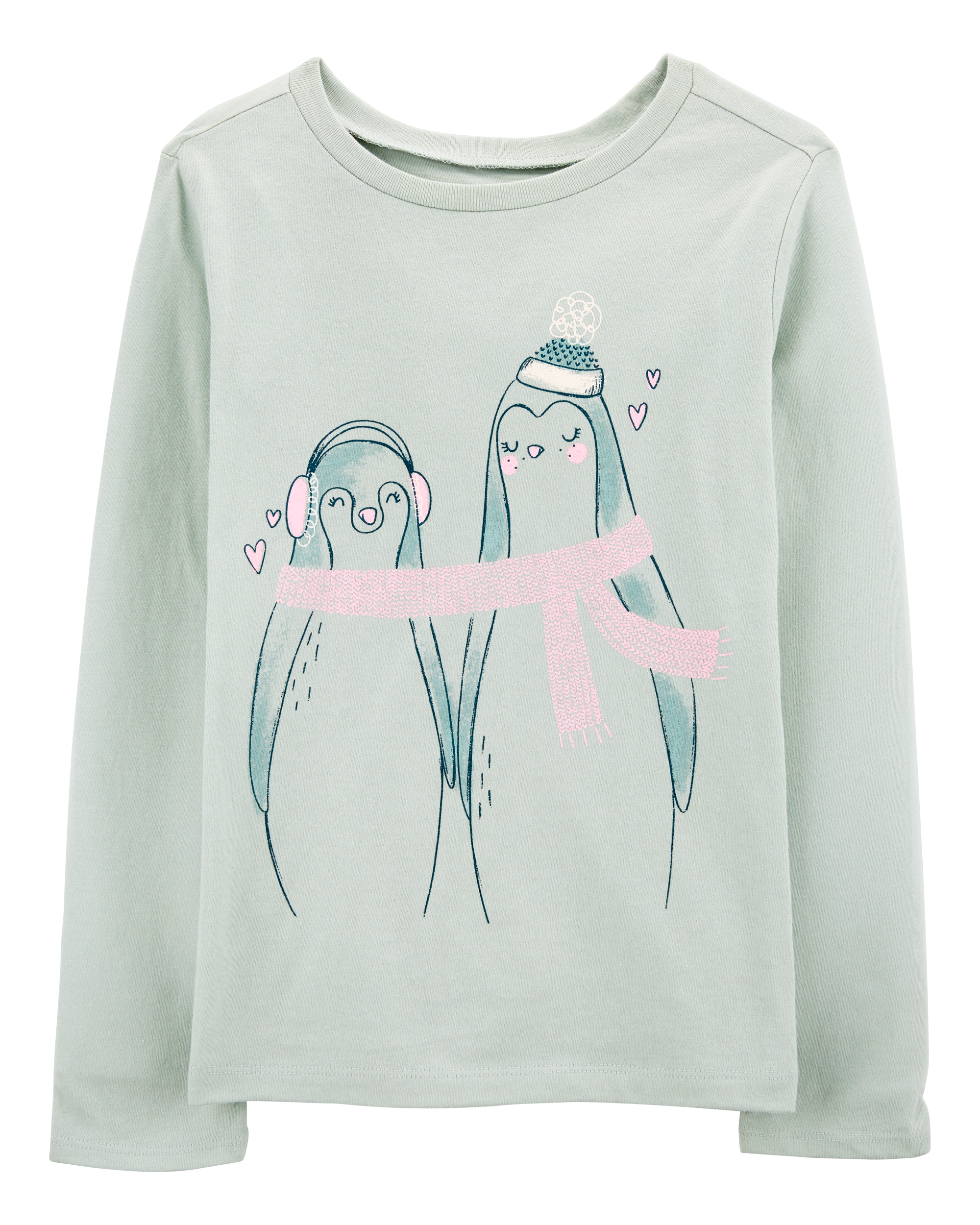 Kid Penguin Long-Sleeve Graphic Tee