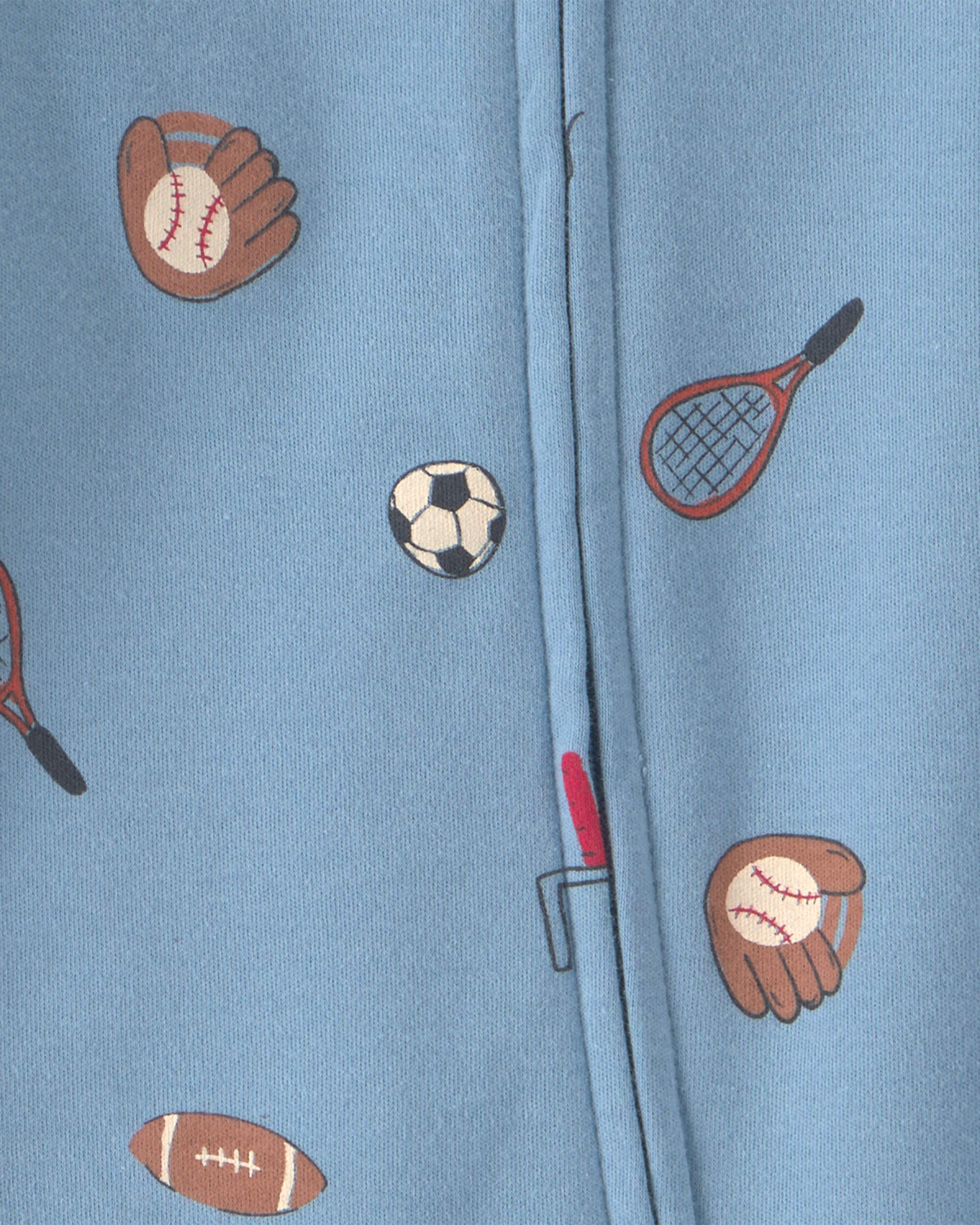 Baby Boy Sports Snug Fit Sleeper - Blue