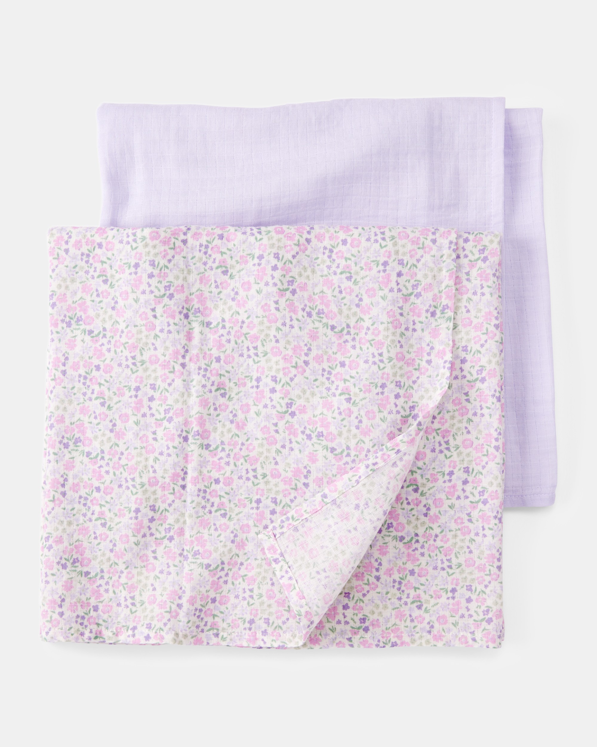 2-Pack Muslin Swaddle Blankets