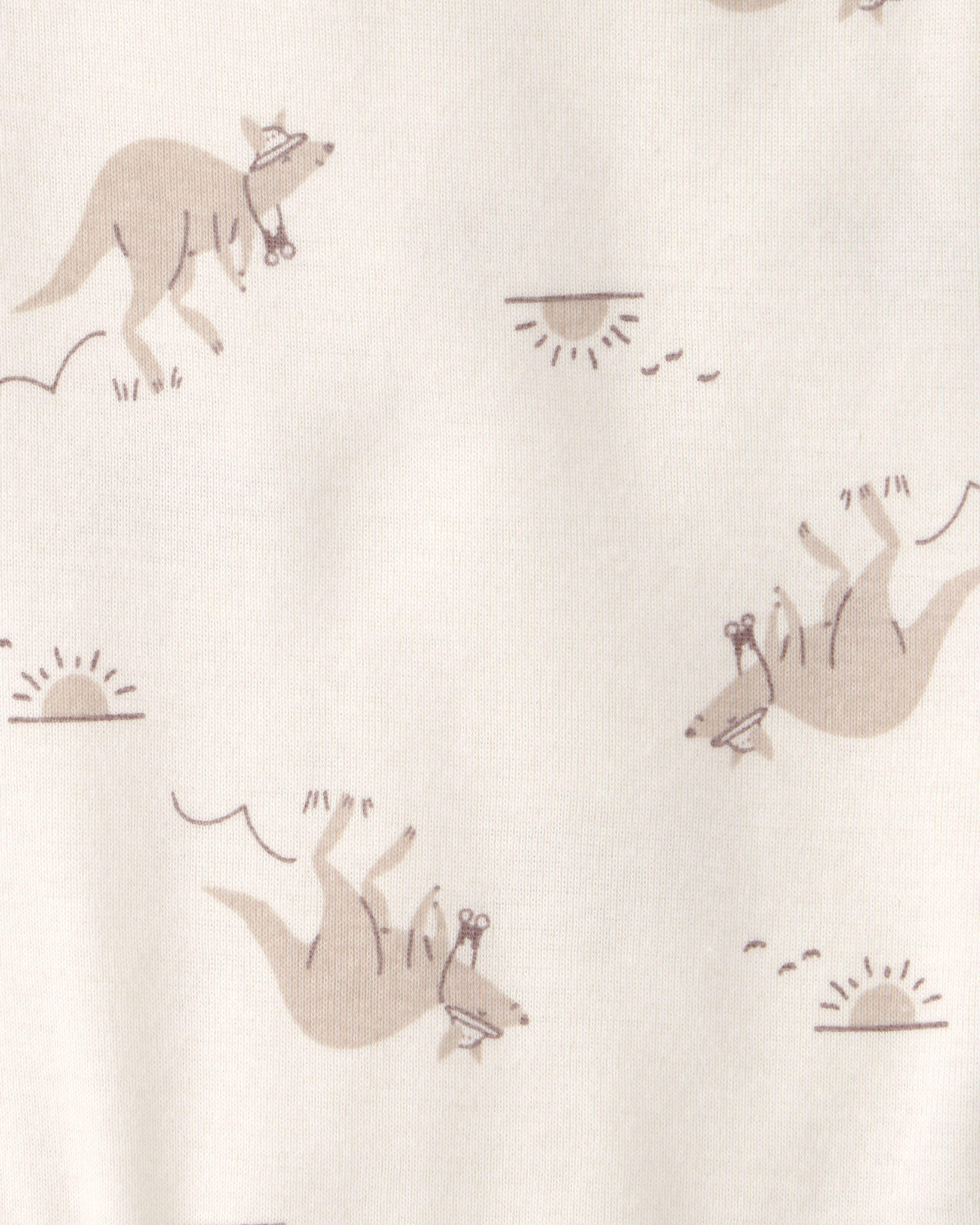 Baby Boy 3-Piece Into The Wild Short-Sleeve Top & Short Set - Cream/Brown
