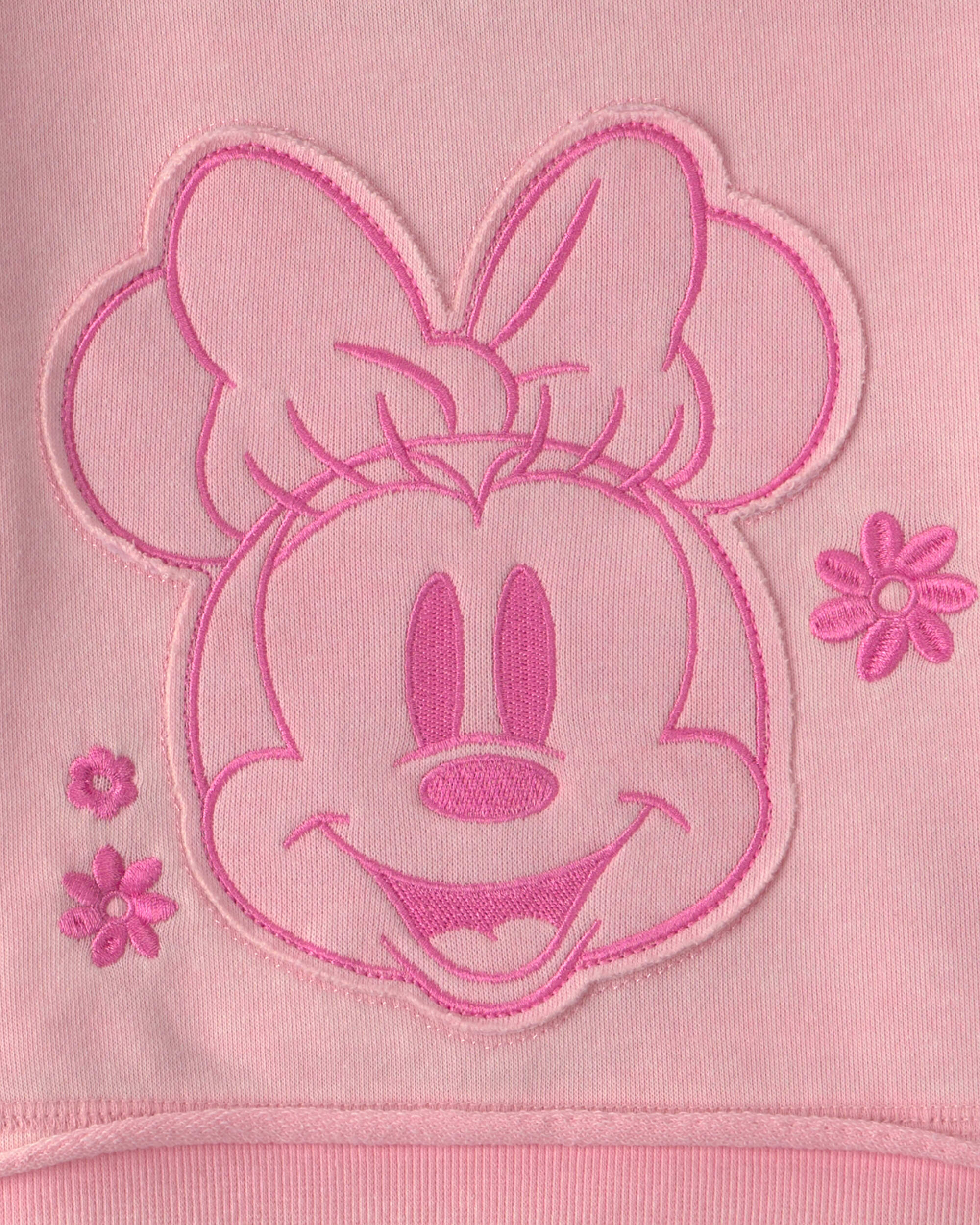 Toddler Girl 2-Piece Disney© Minnie Mouse French Terry Top & Short Set - Pink