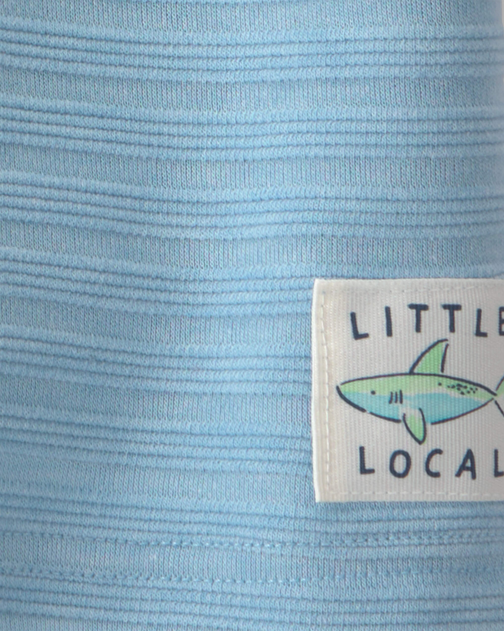 Baby Boy 2-Piece Shark Top & Short Set - Blue