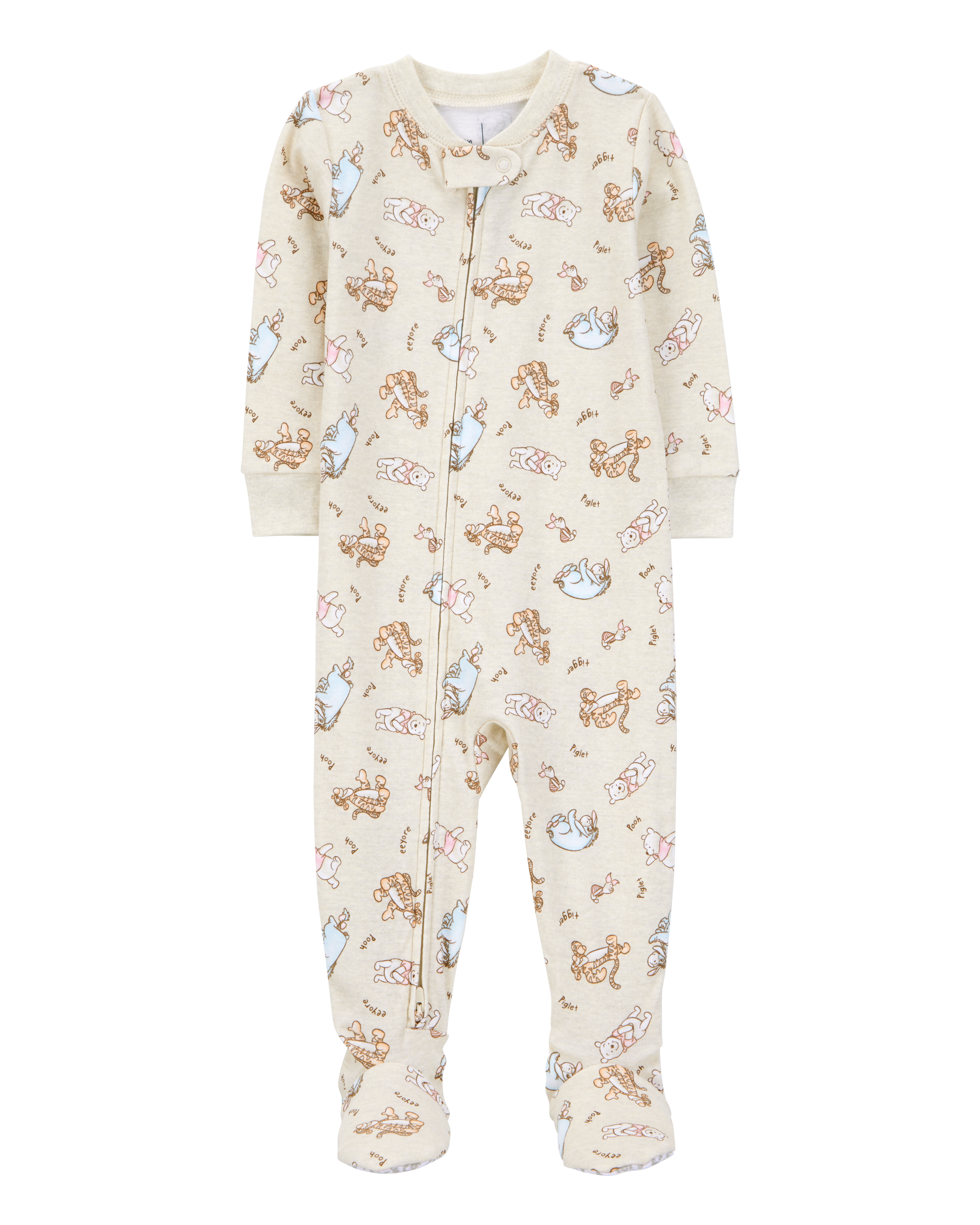 Baby Winnie The Pooh Snug Fit Cotton Footie 1-Piece Pyjamas