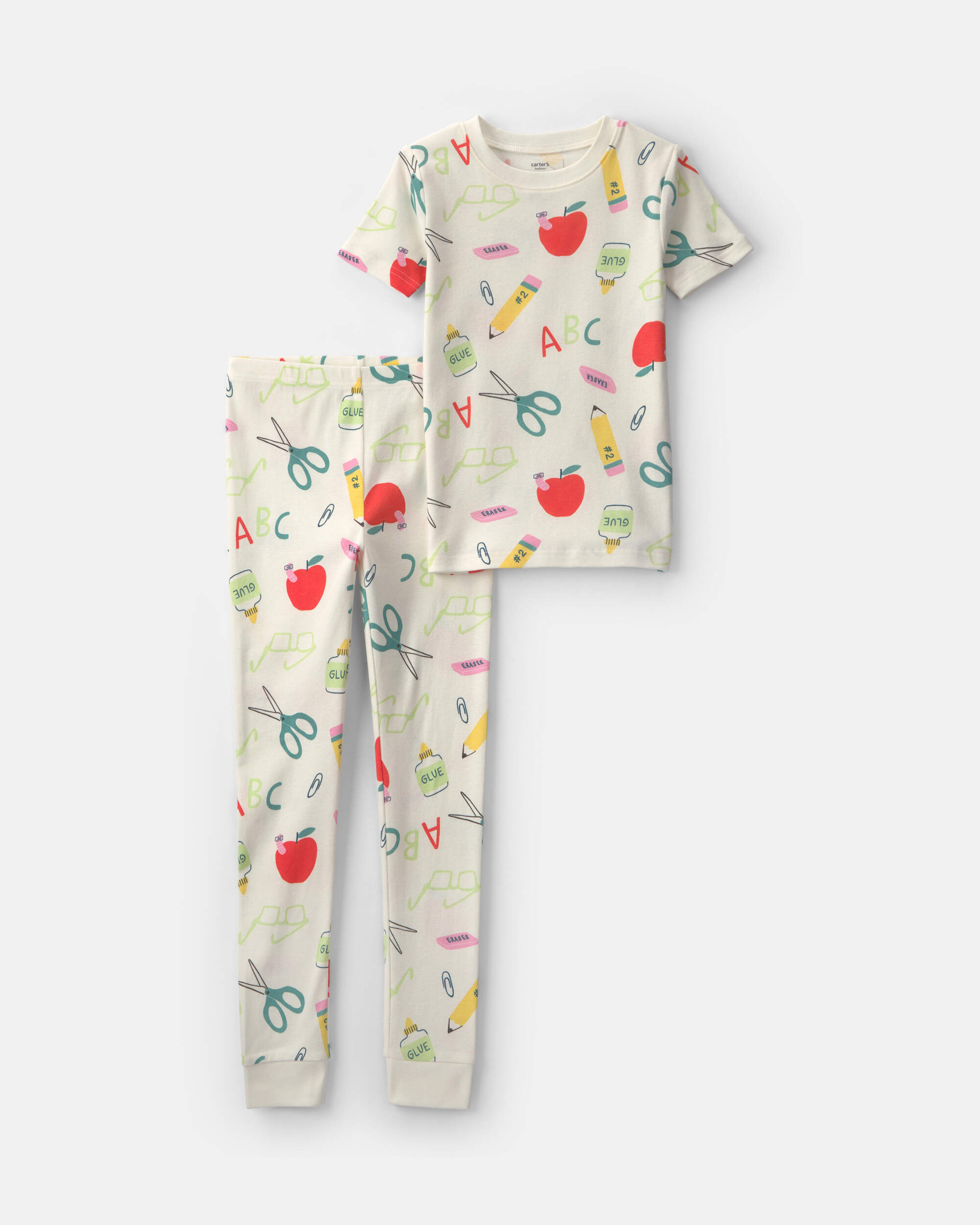 Kids 2-Piece School Pyjama Set