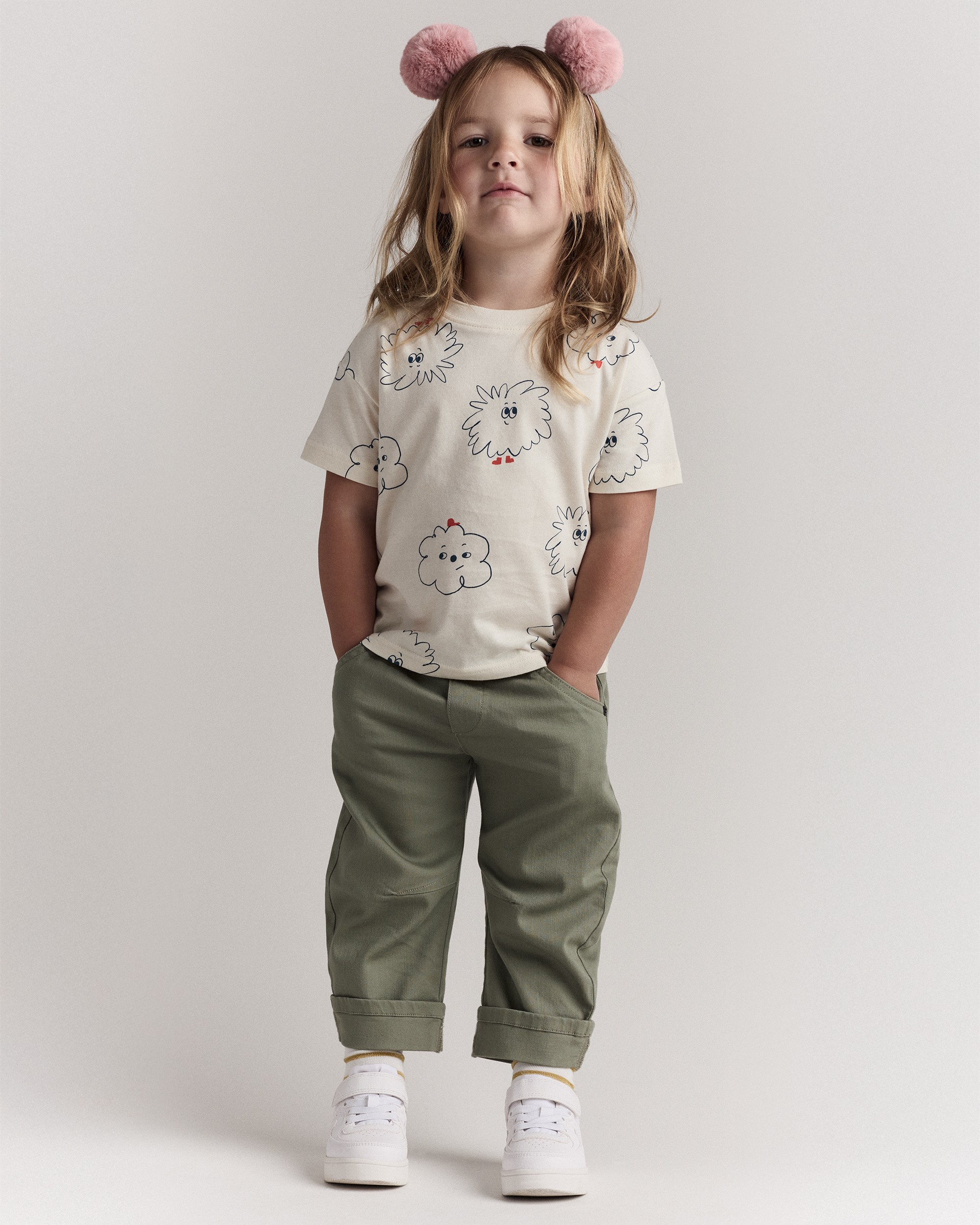 Toddler Girl Bailey Barrel Pant - Olive