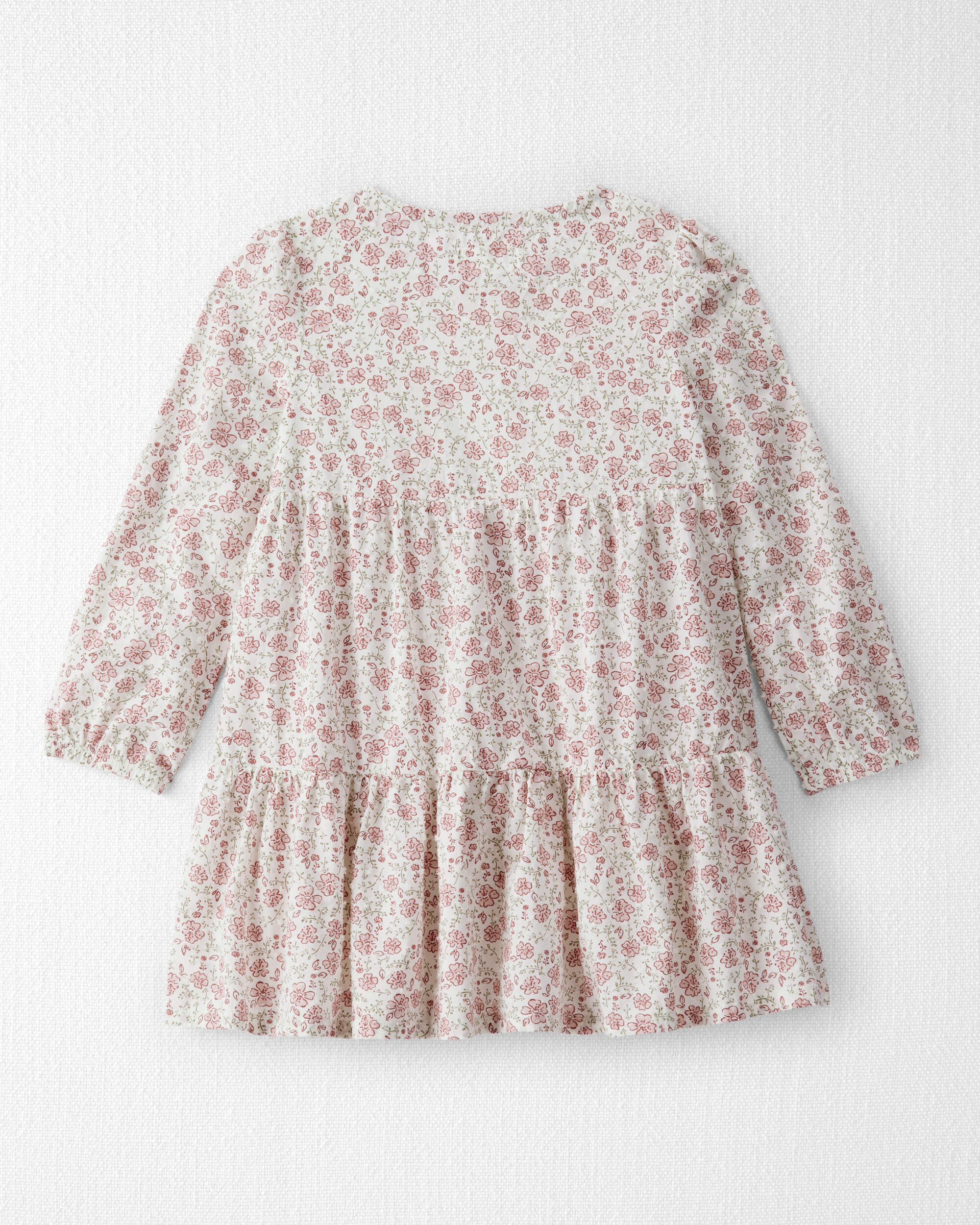 Toddler Girl Organic Cotton Dress Prairie Blossom Print