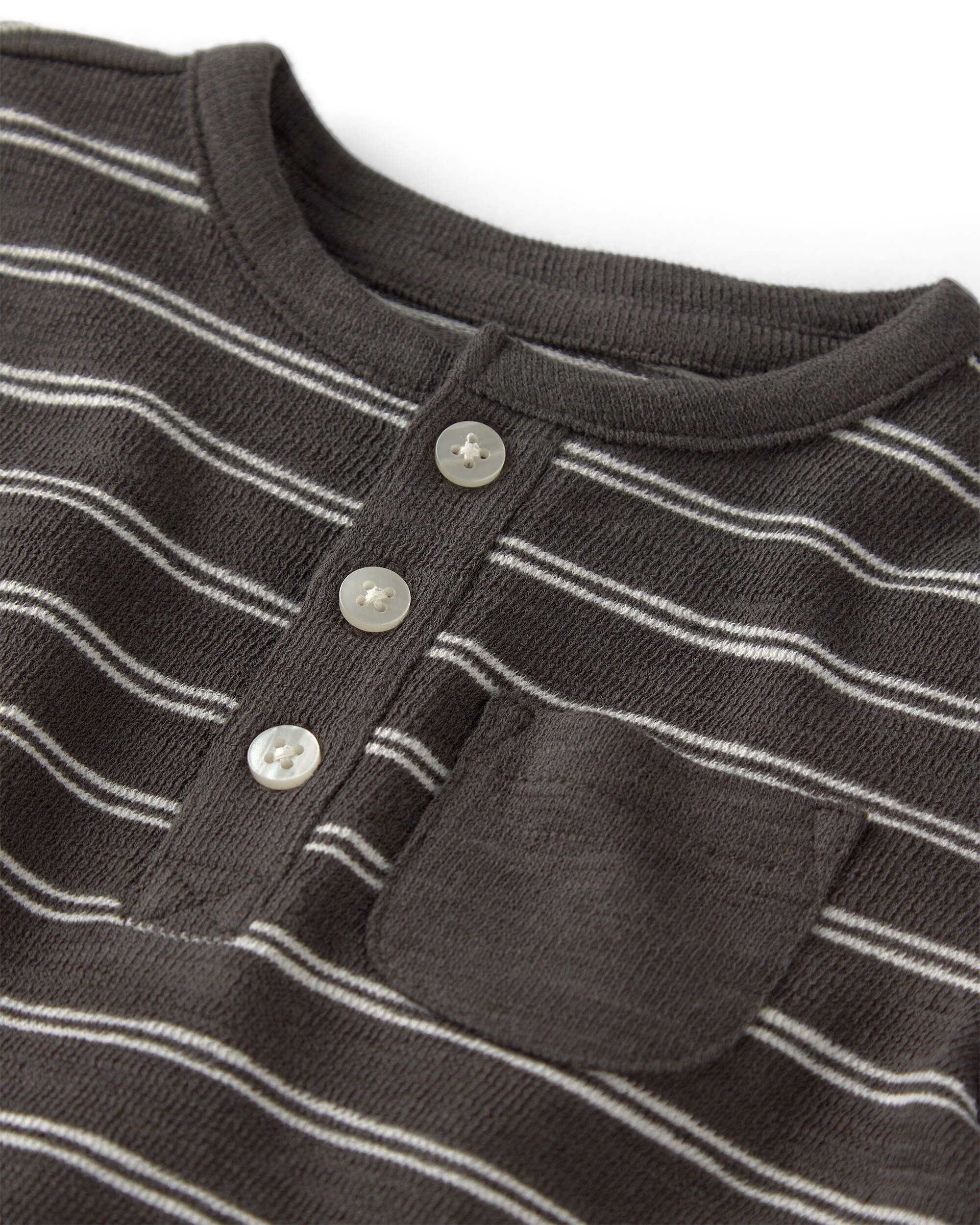 Baby Romper Made with Organic Cotton Stripes