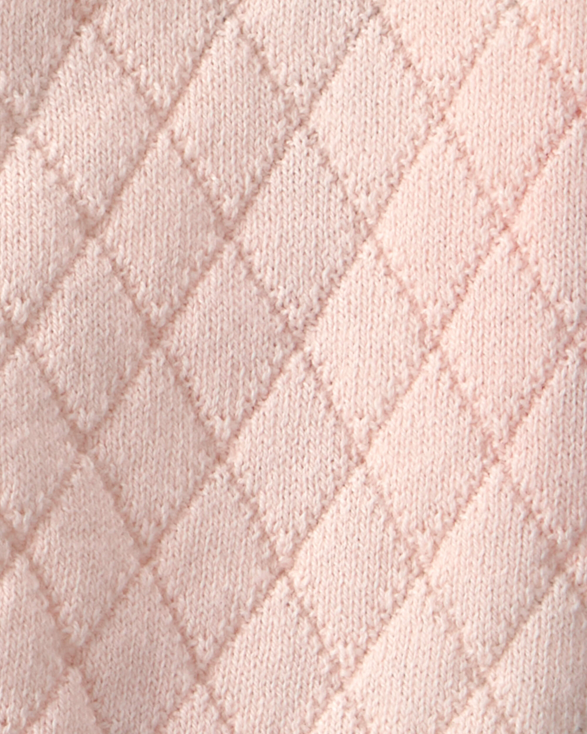 Baby Girl 2-Piece Floral Cardigan & Bubble Set - Pink