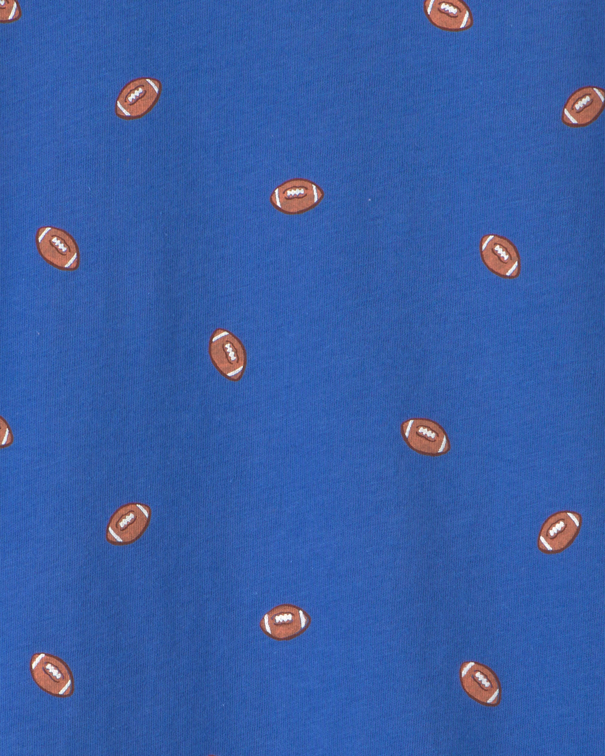 Boys Football Long-Sleeve T-Shirt - Blue