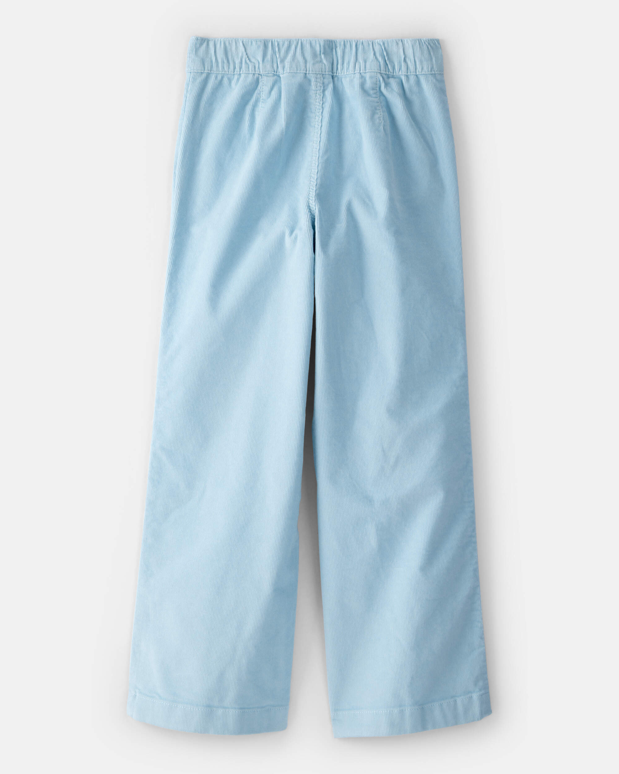 Girls Corduroy Wide-Leg Pants - Blue