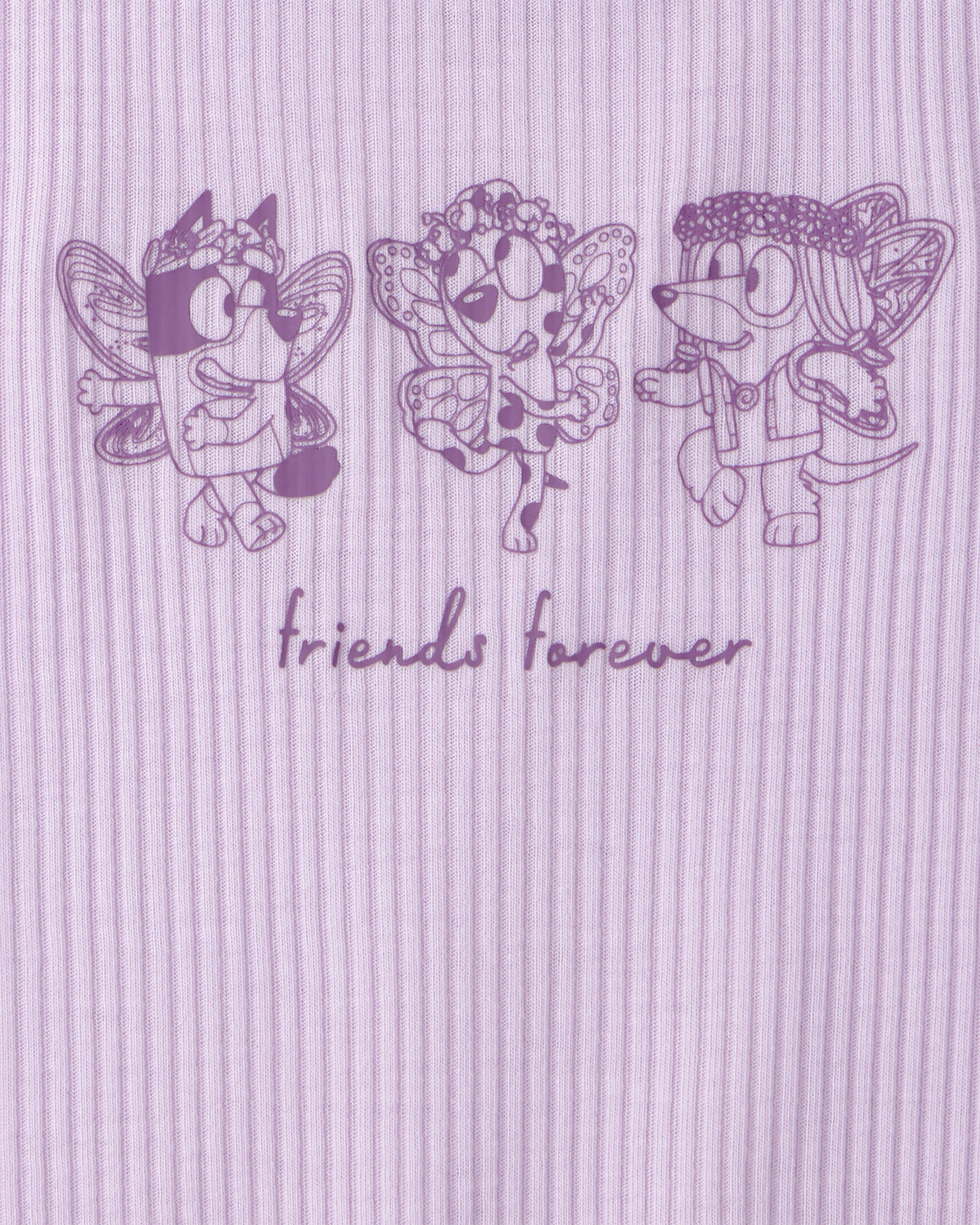 Toddler Girl 2-Piece Bluey™ Short-Sleeve Pyjama Set - Purple