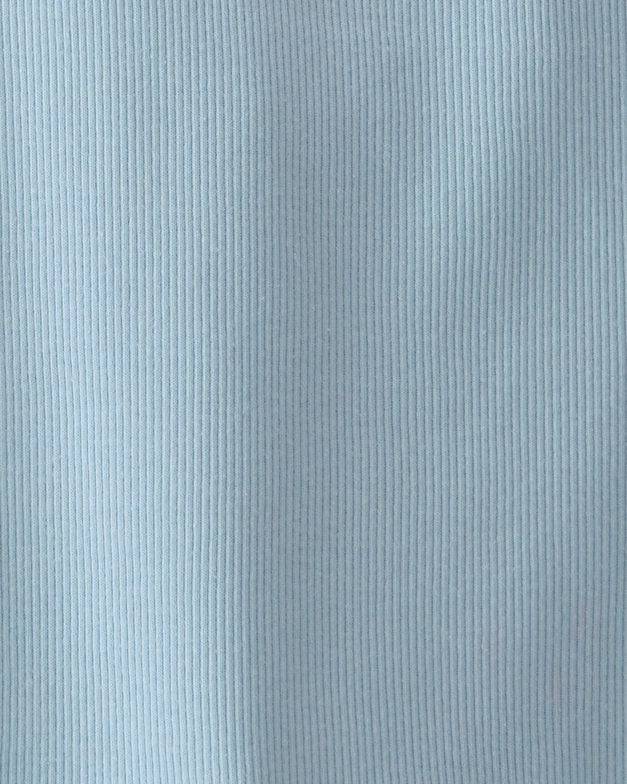 Girls 2-Piece Tank Top & Tropical Floral  Skirt Set - Blue