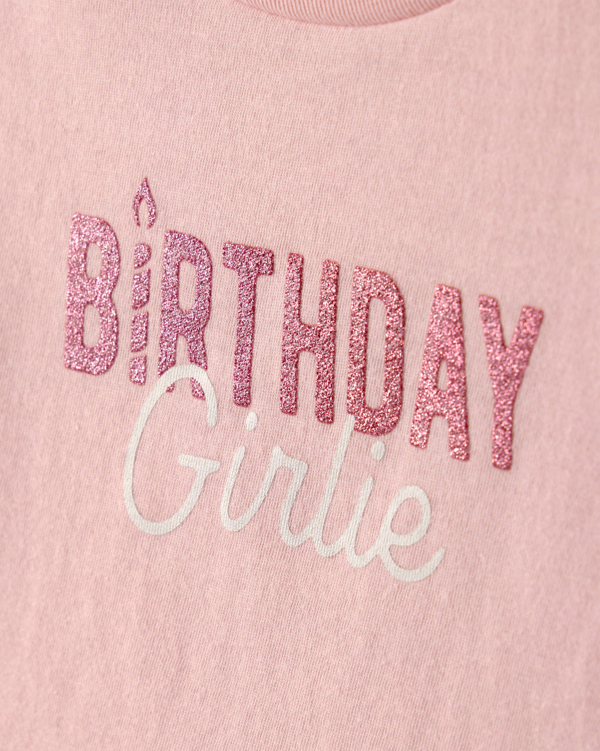 Toddler Girl 'Birthday Girlie' Graphic Tee - Pink