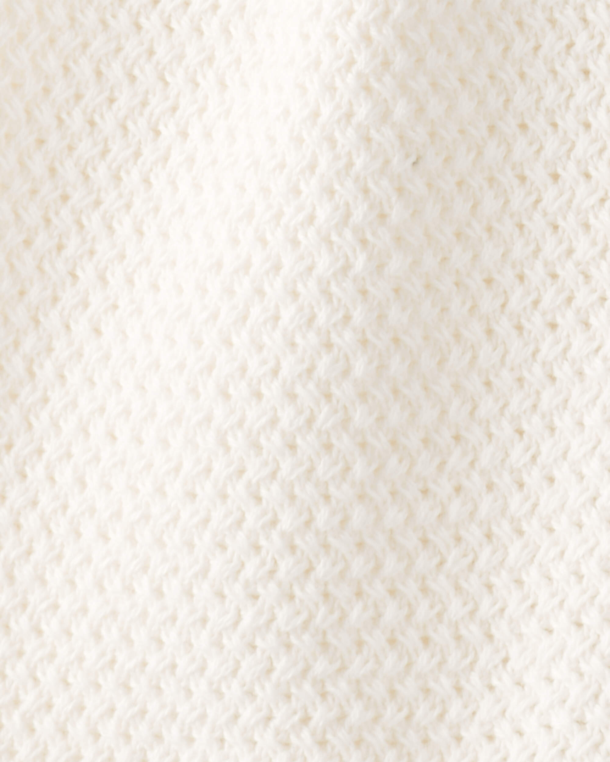 Baby Organic Cotton Crotchet Knit Romper