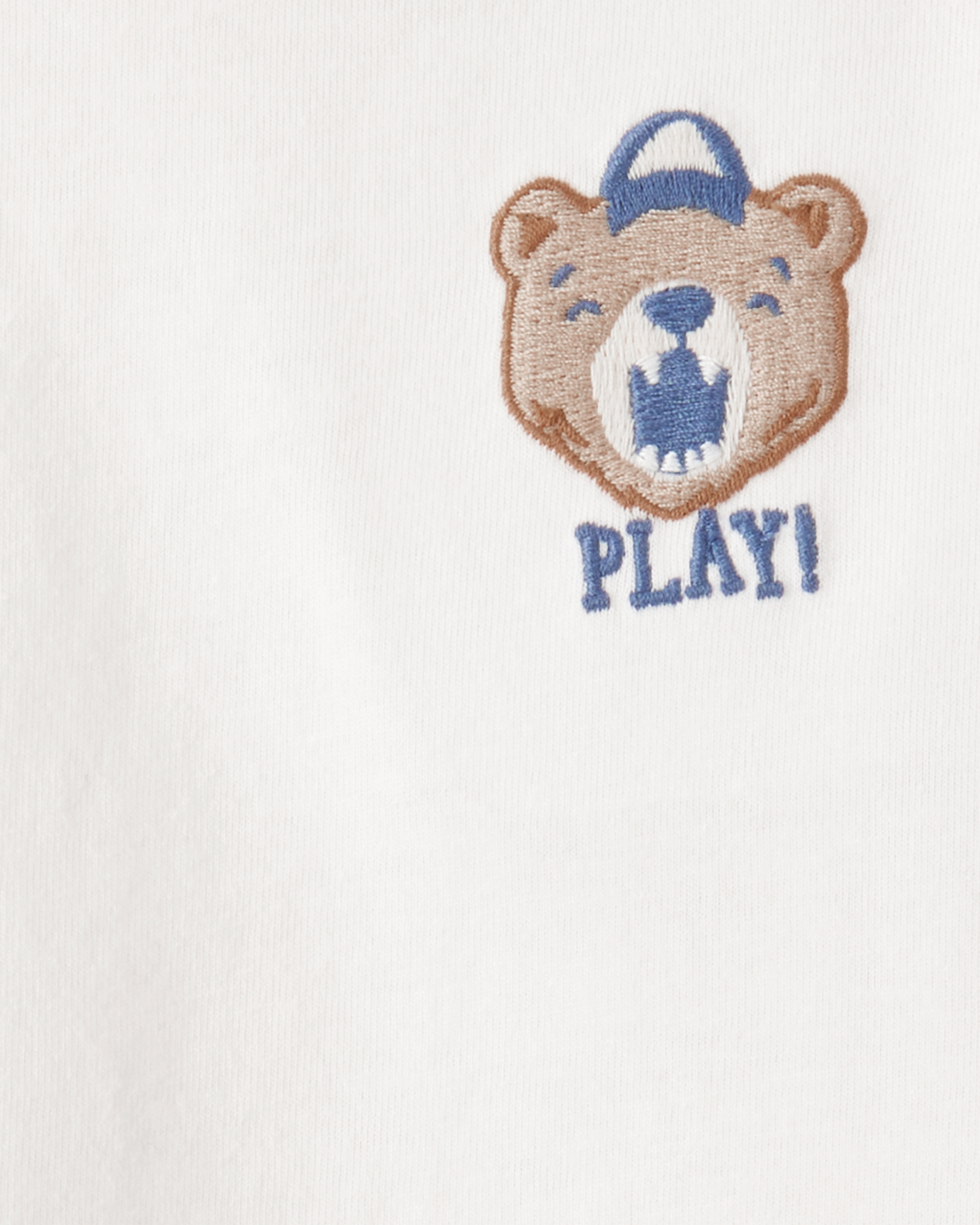 Baby Boy Play Long-Sleeve Tee - White