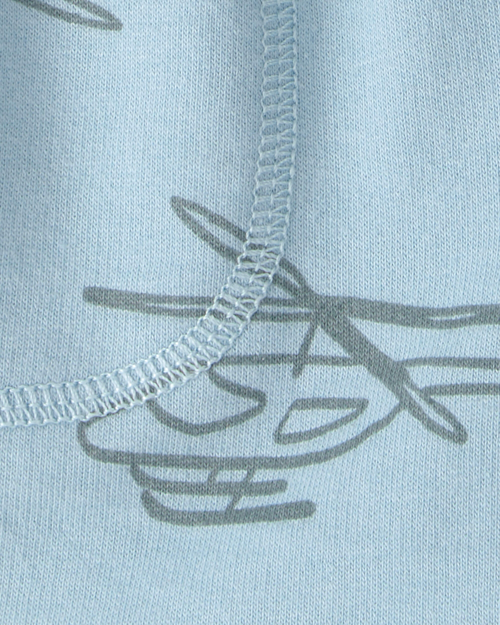 Baby Boy Helicopter French Terry Shorts - Blue