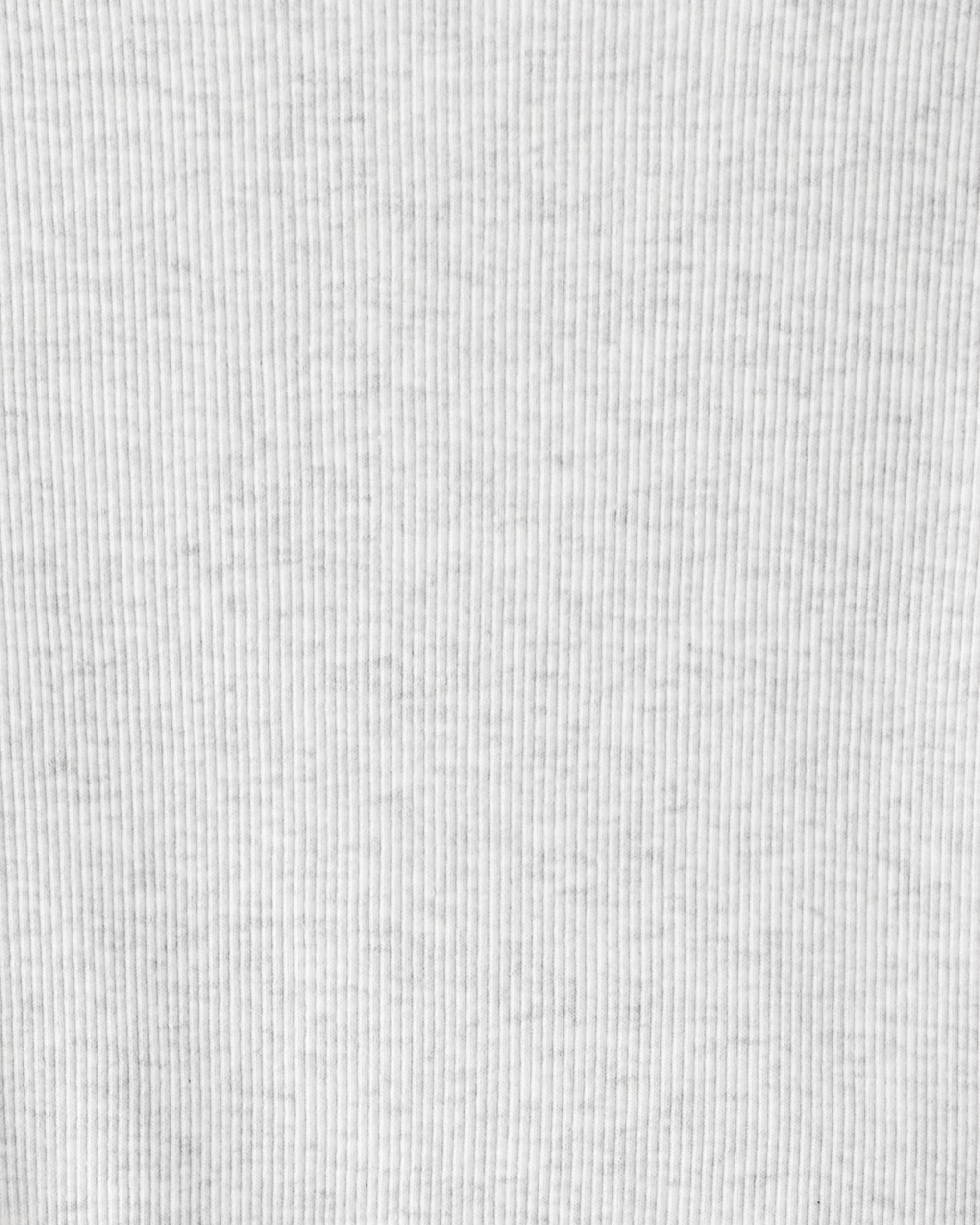 Girls Long Sleeve Cotton Dress - Grey