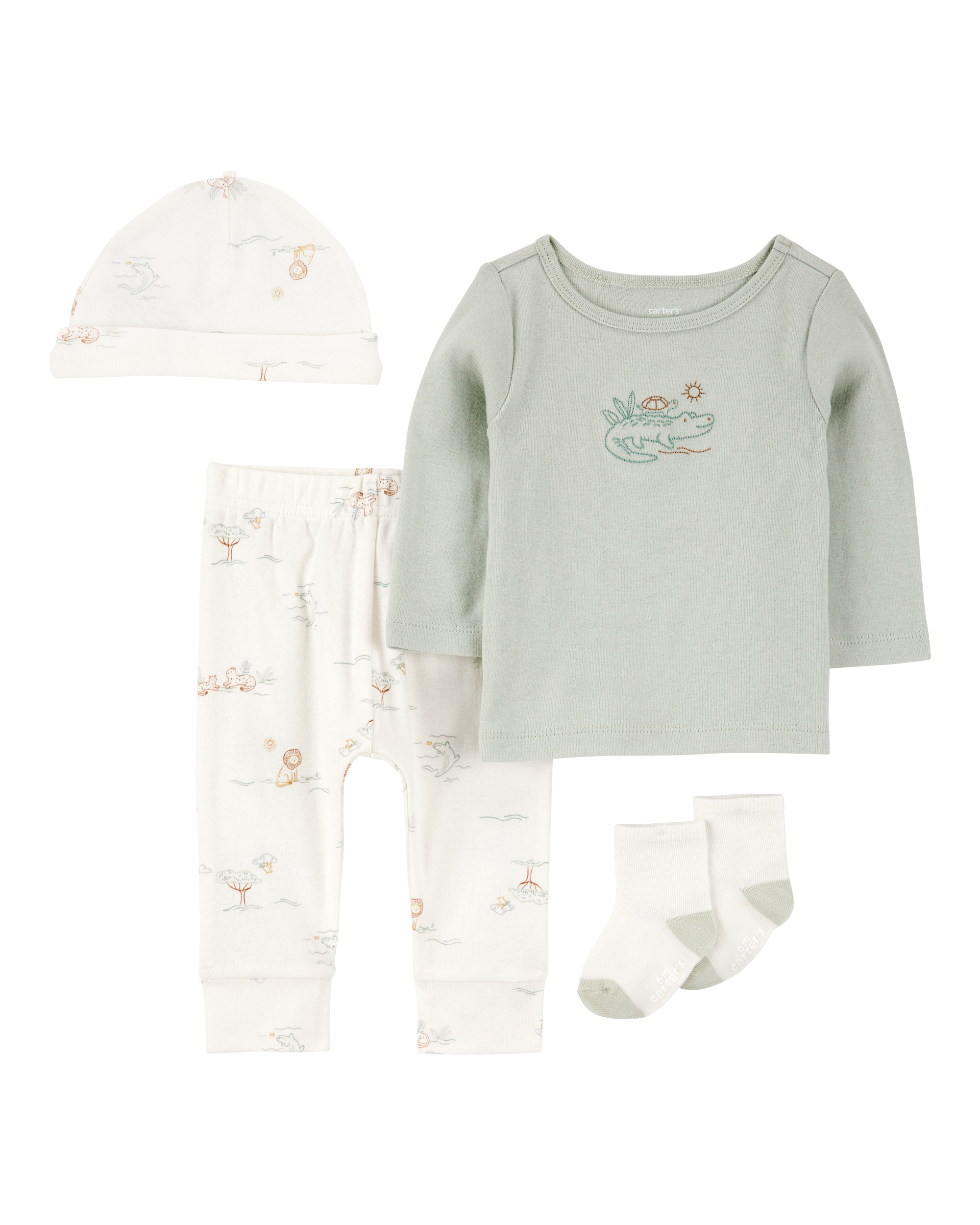 Baby 4-Piece Turtle Outfit Set