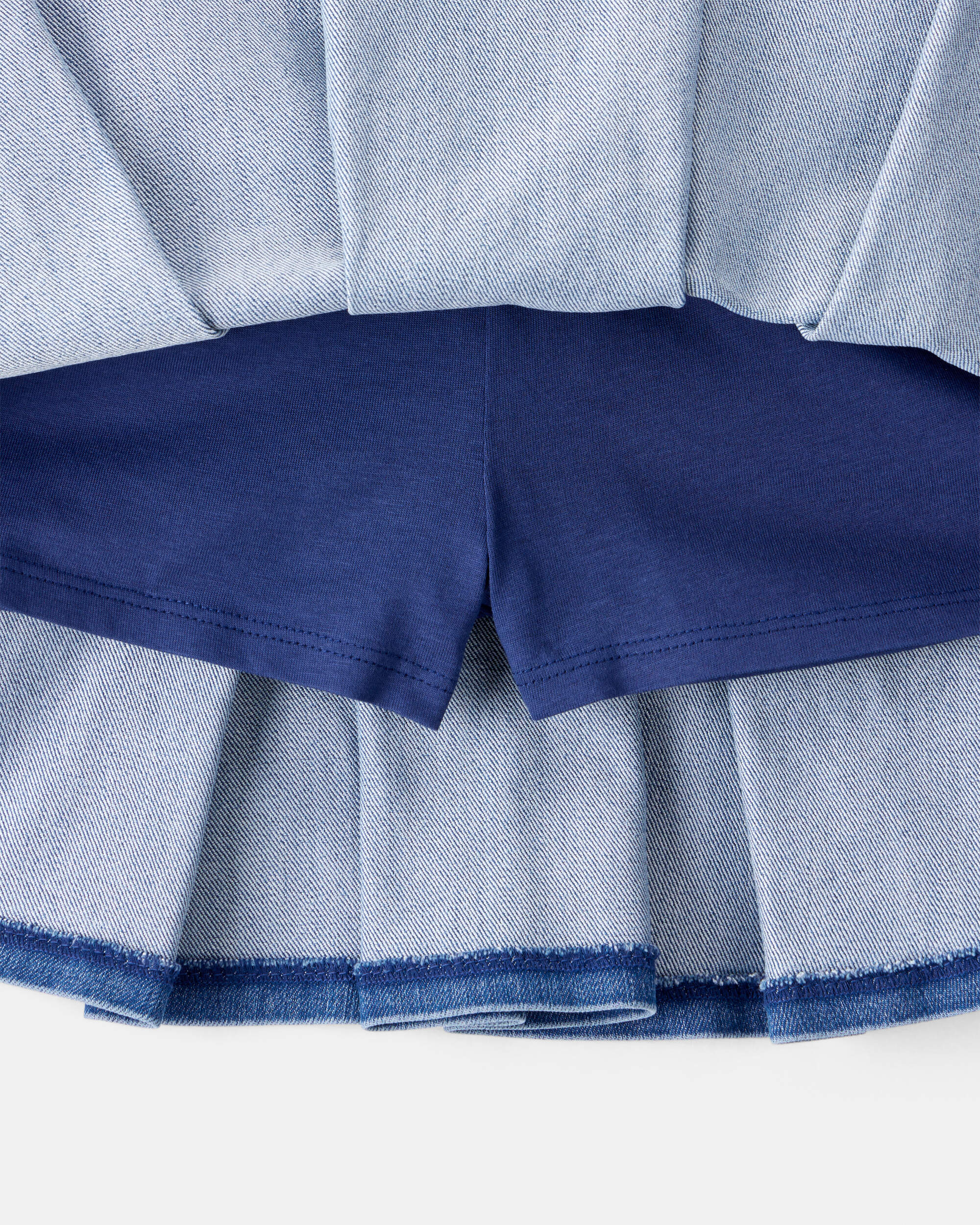 Kid Pull-On Denim Skort