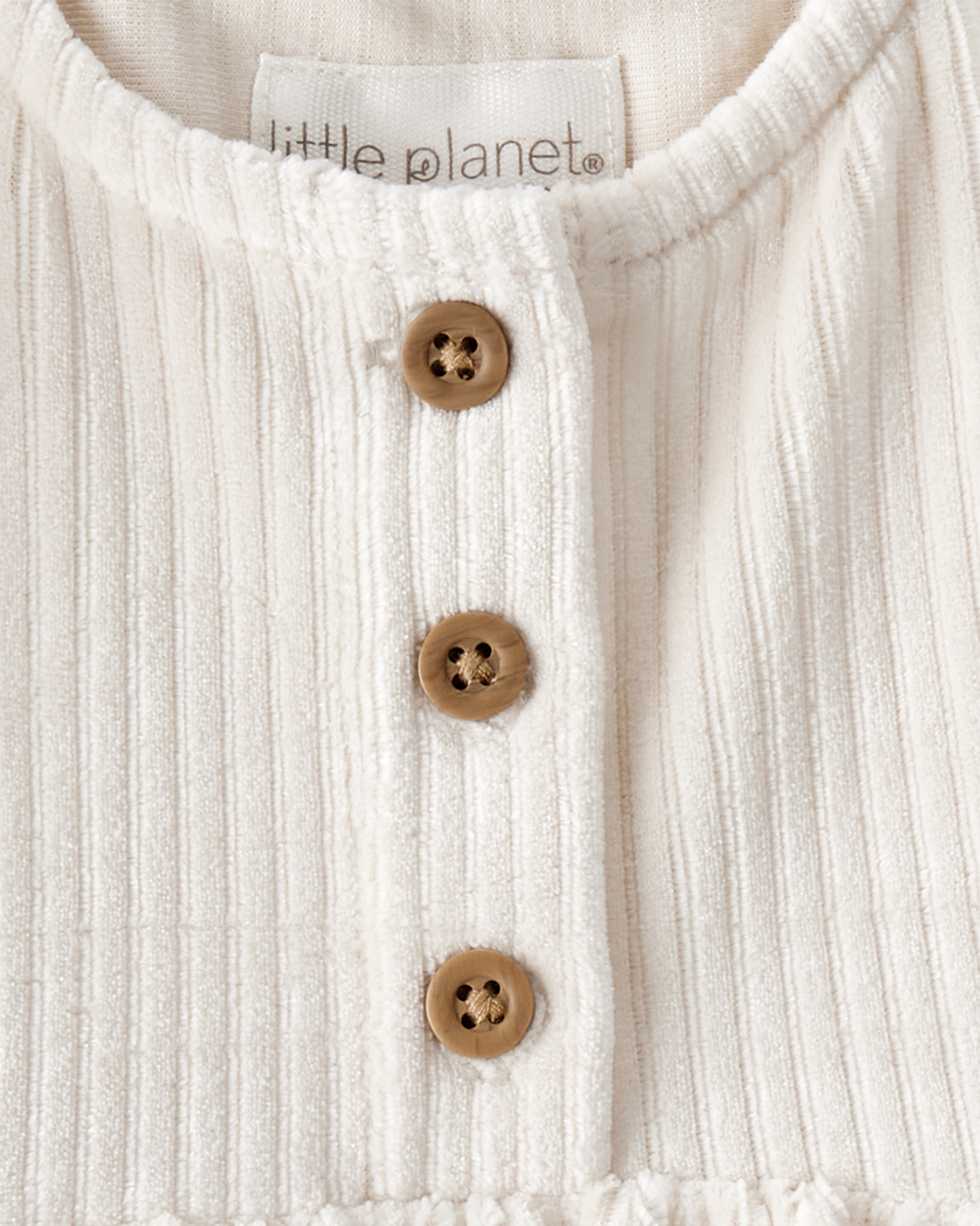 Baby Girl Recycled Velour Dress