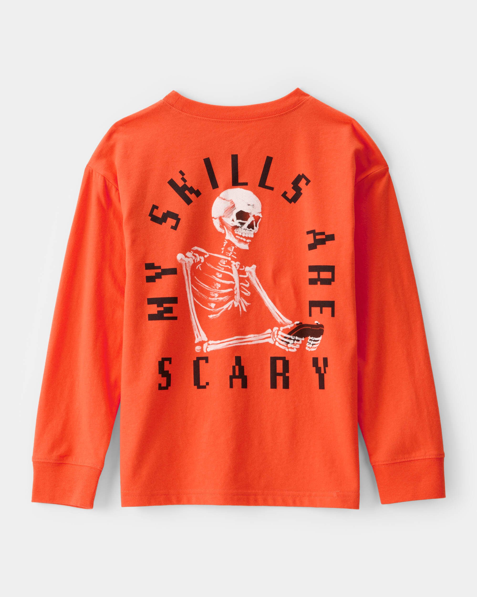 Kid Halloween Video Game Long-Sleeve Graphic Tee