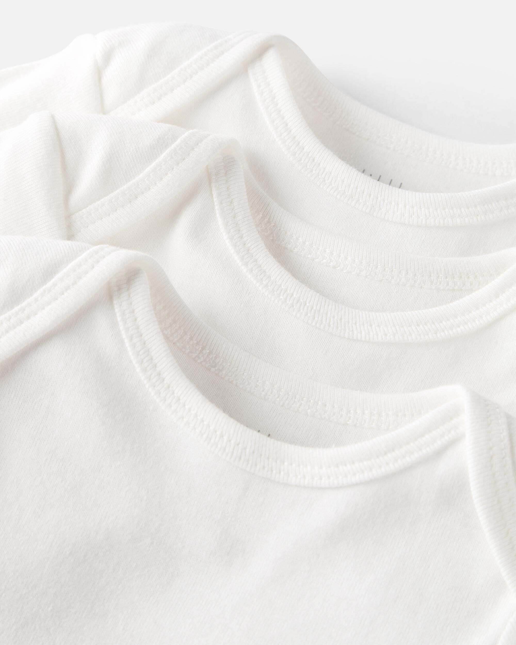 Baby 6-Pack Organic Cotton Rib Bodysuits