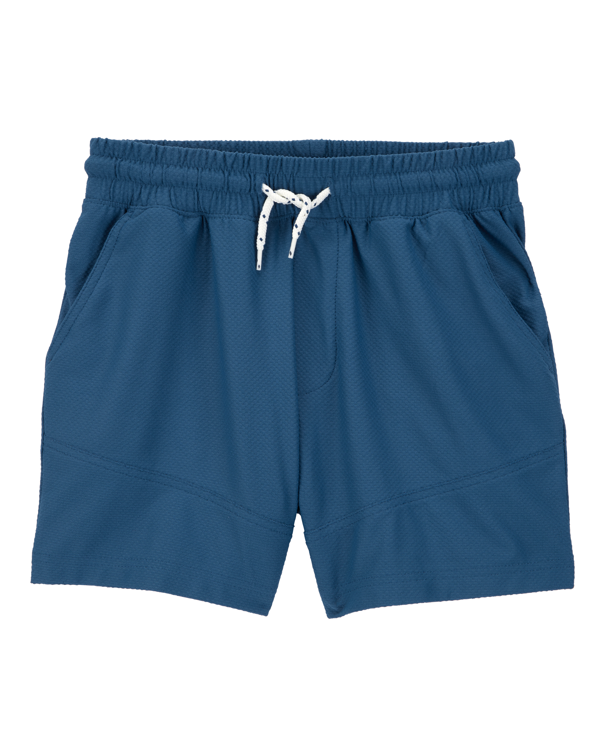 Boys Solid Woven Shorts - Navy