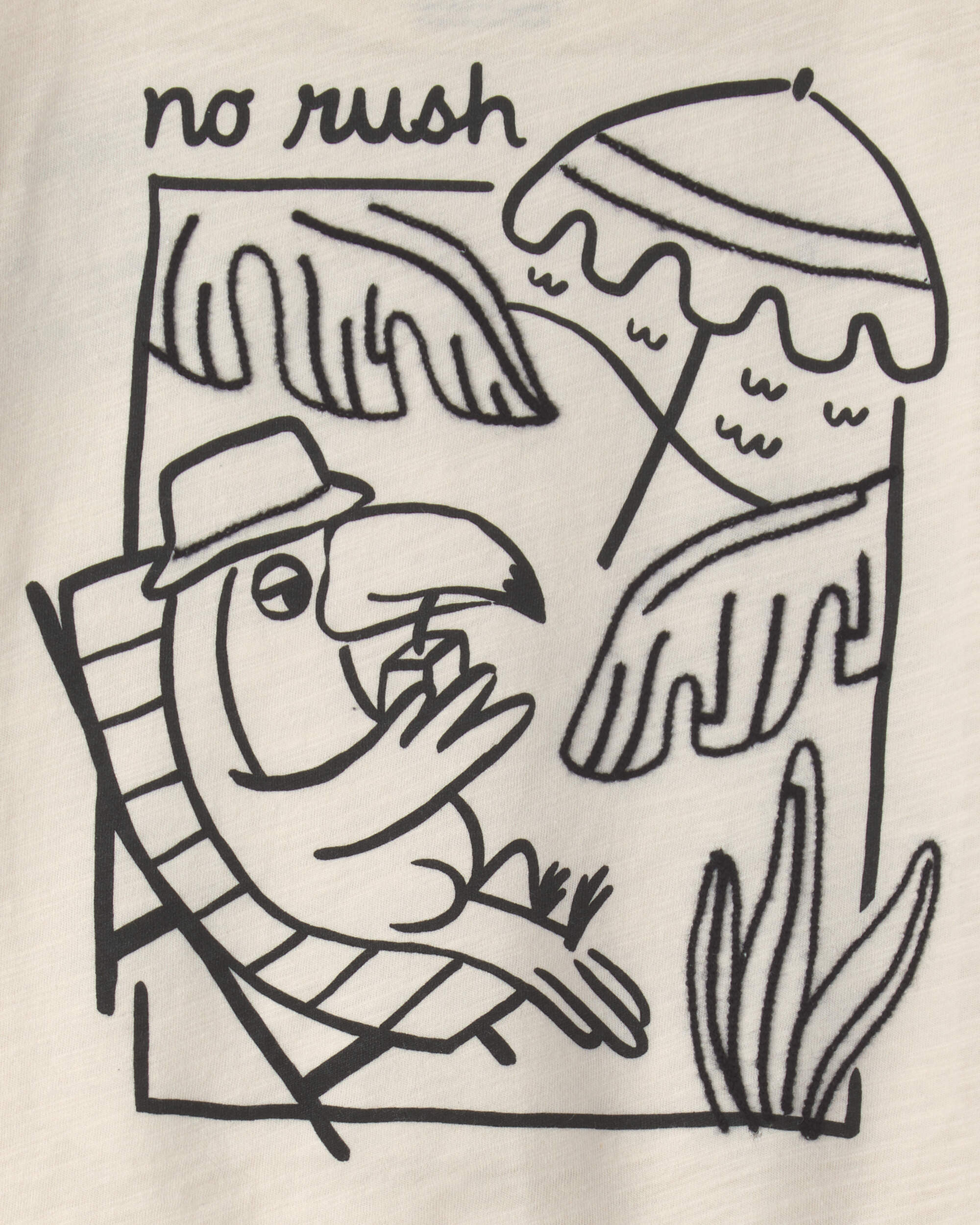 Toddler Boy Toucan Tropical Graphic Tee - Cream